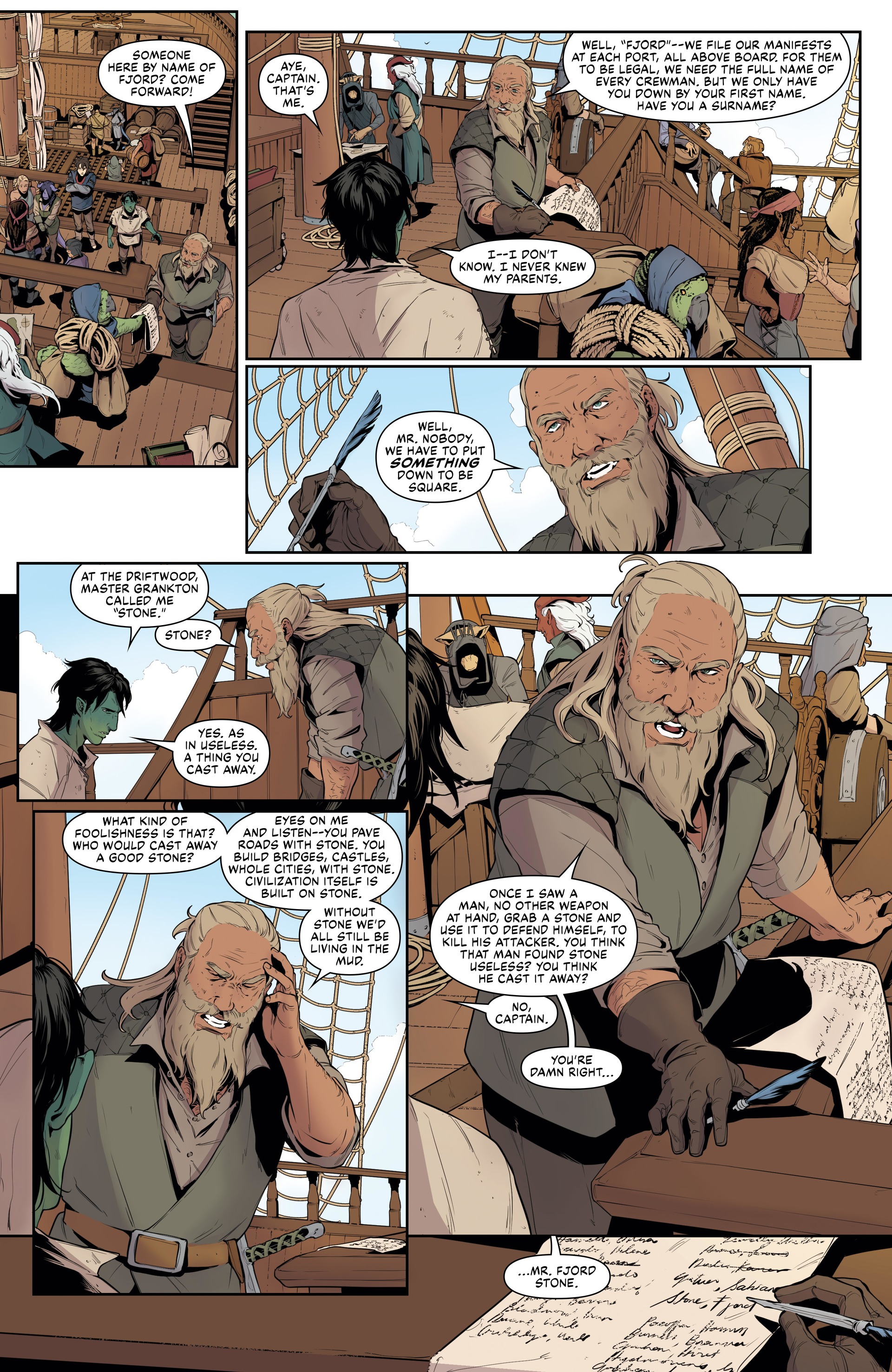 Critical Role: The Mighty Nein Origins - Fjord Stone (2022) issue HC - Page 25