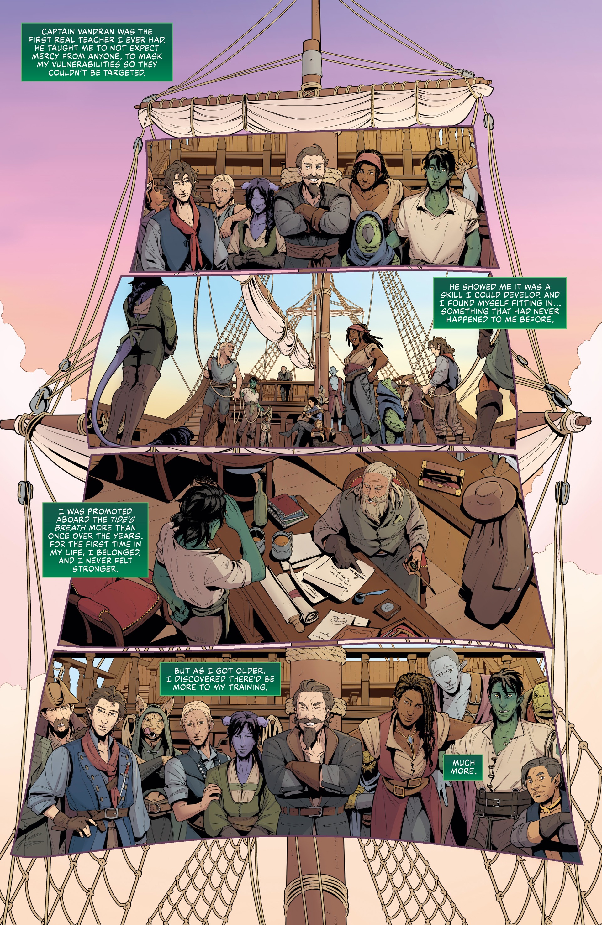 Critical Role: The Mighty Nein Origins - Fjord Stone (2022) issue HC - Page 33