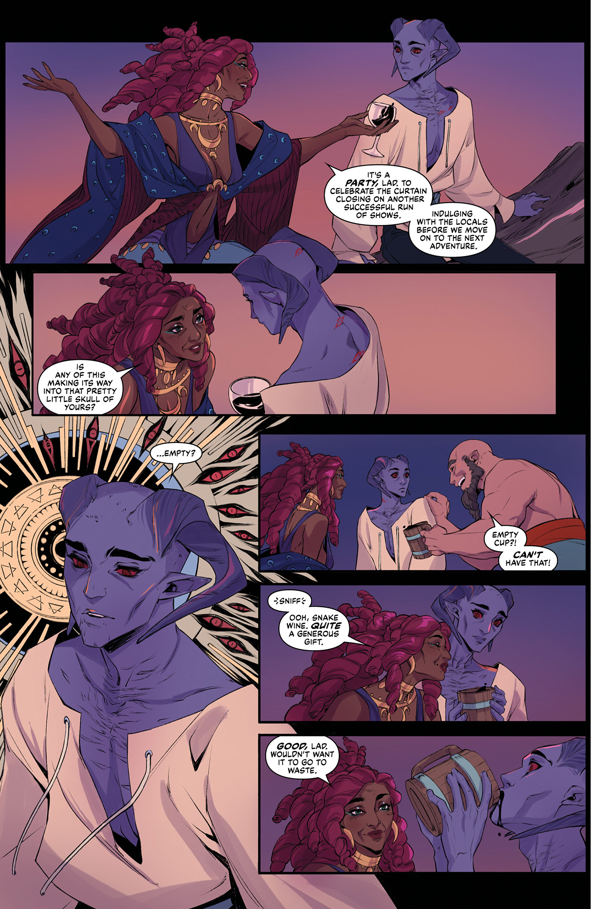 Critical Role: The Mighty Nein Origins - Mollymauk Tealeaf (2023) issue HC - Page 14