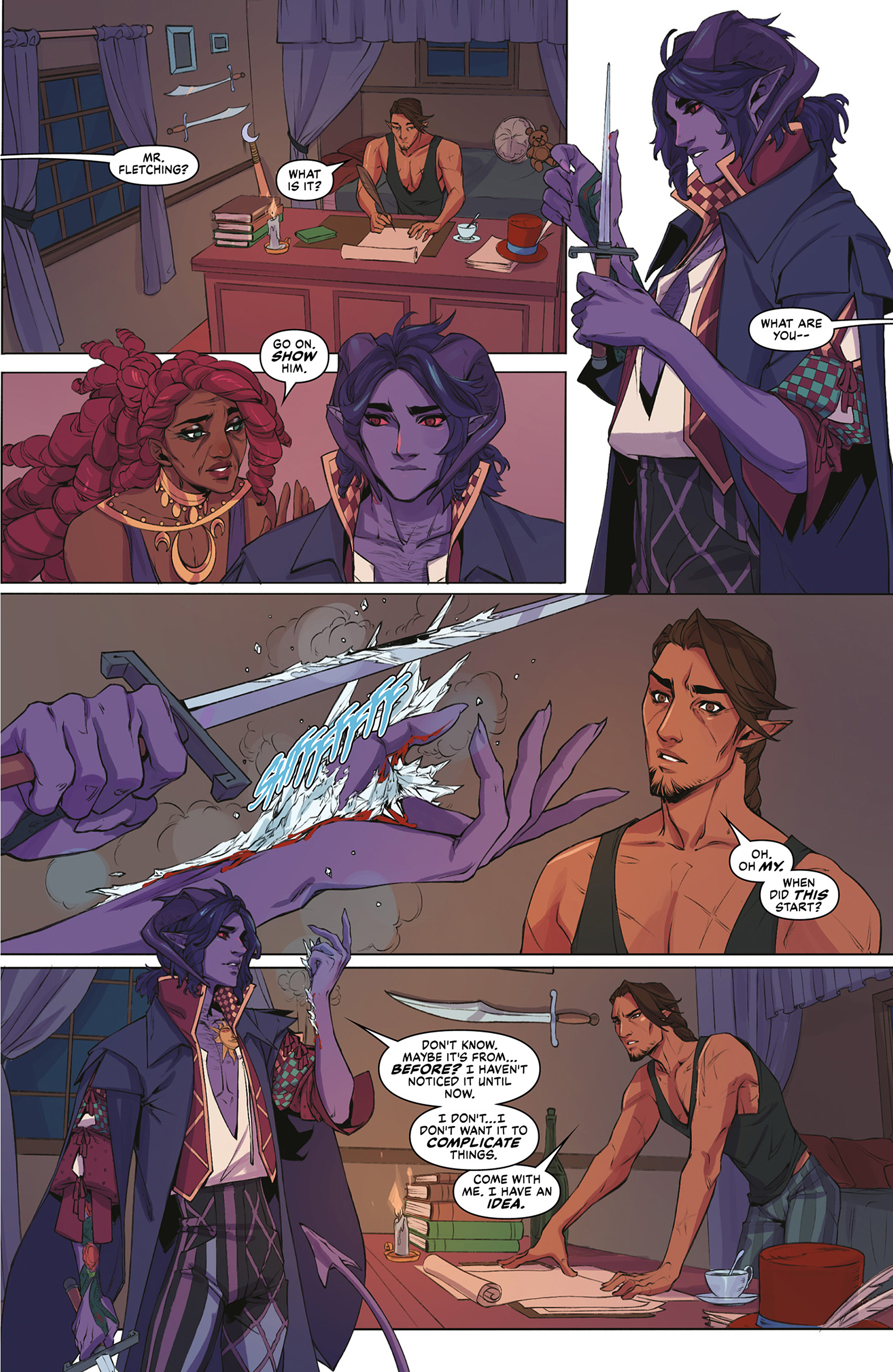 Critical Role: The Mighty Nein Origins - Mollymauk Tealeaf (2023) issue HC - Page 29