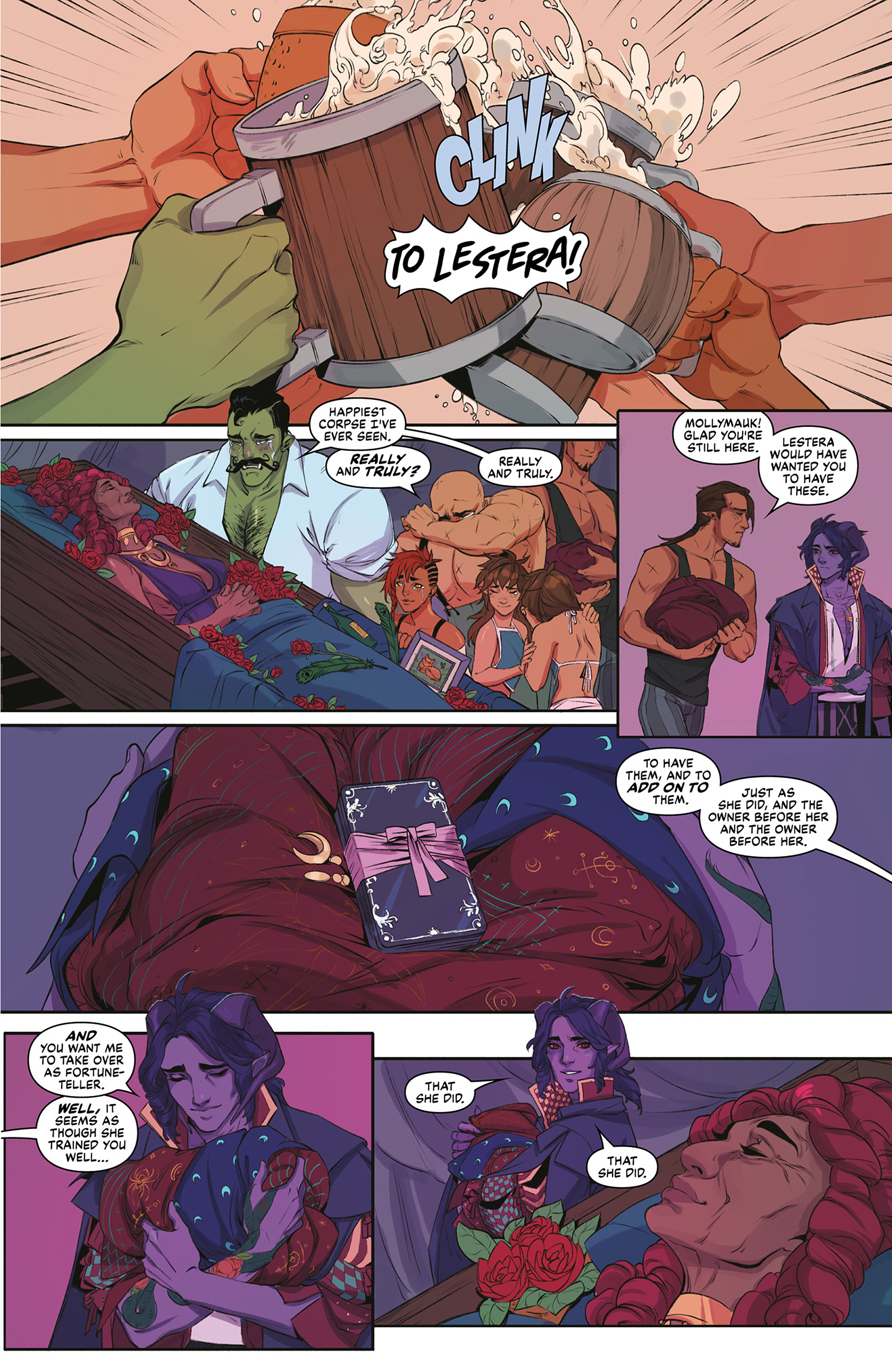 Critical Role: The Mighty Nein Origins - Mollymauk Tealeaf (2023) issue HC - Page 33