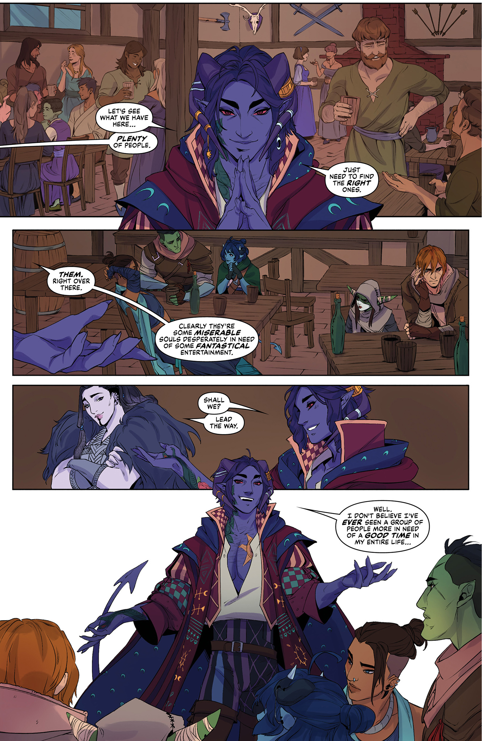 Critical Role: The Mighty Nein Origins - Mollymauk Tealeaf (2023) issue HC - Page 54