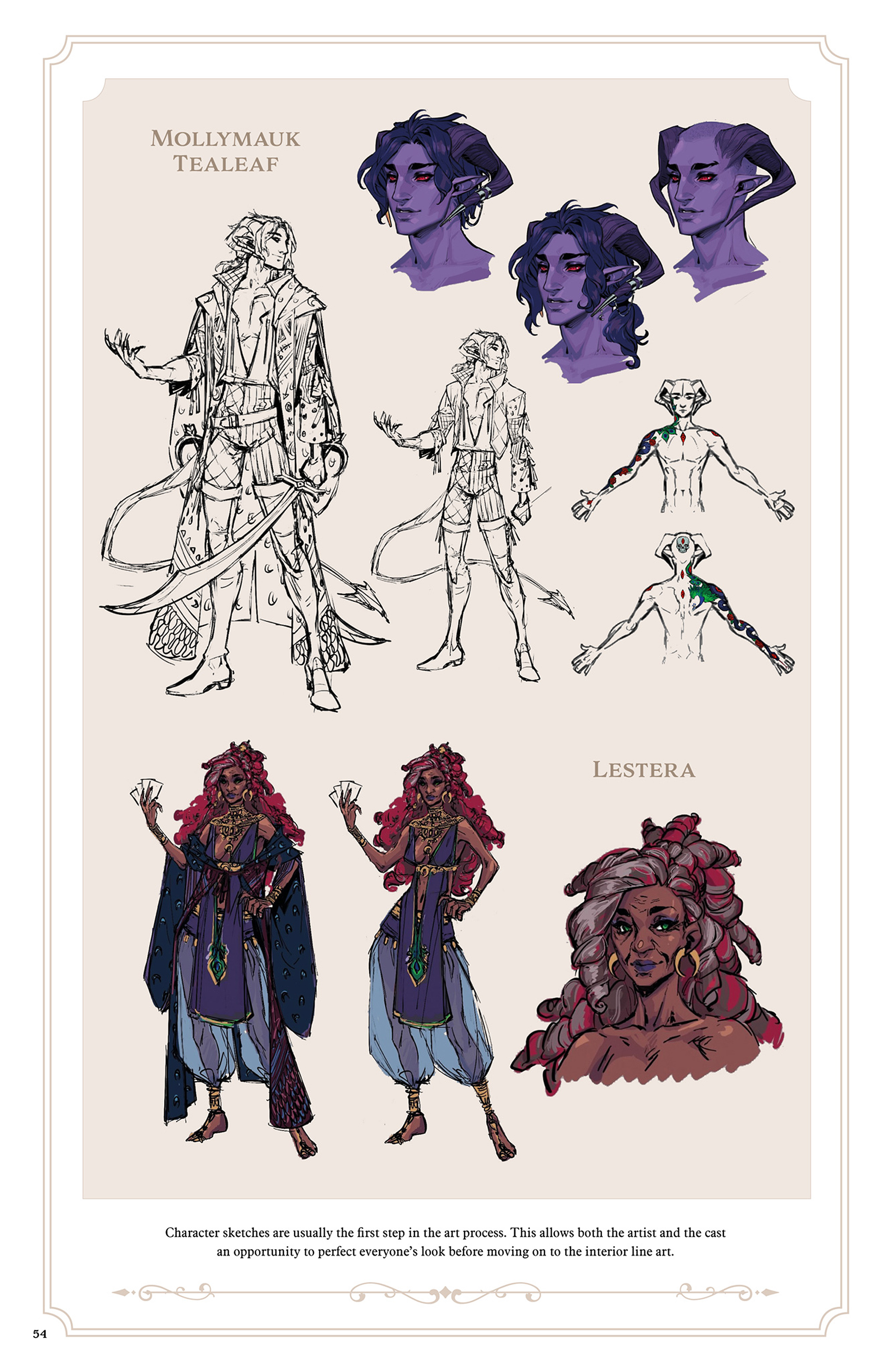 Critical Role: The Mighty Nein Origins - Mollymauk Tealeaf (2023) issue HC - Page 56