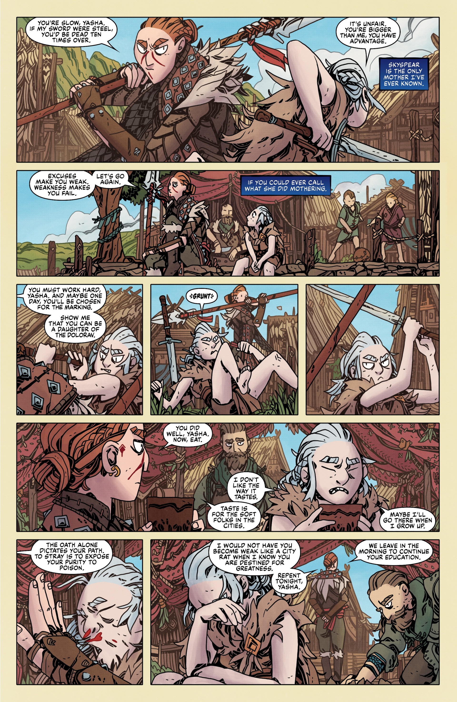 Critical Role: The Mighty Nein Origins--Yasha Nydoorin (2022-) issue 1 - Page 14