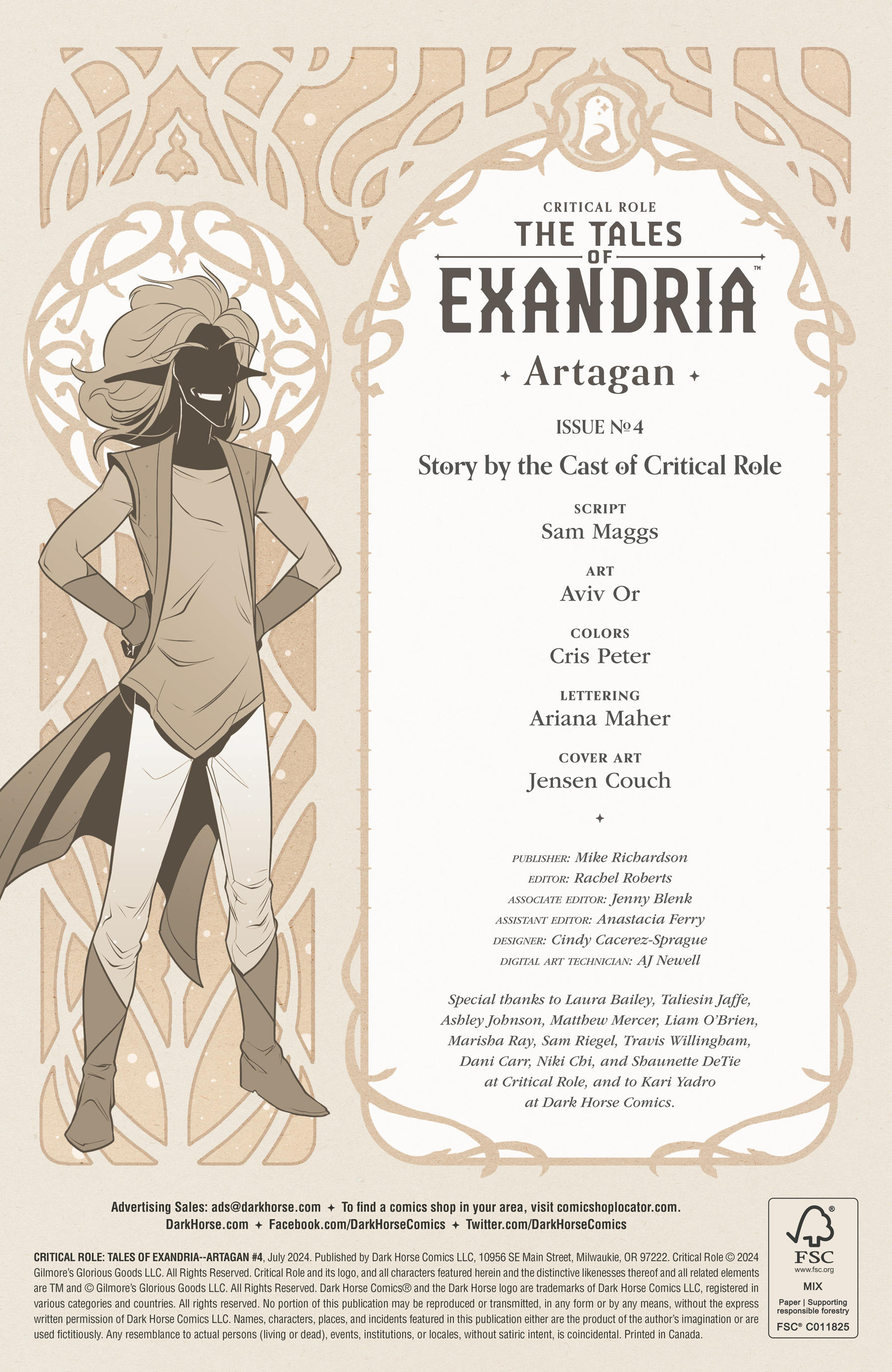 Critical Role: The Tales of Exandria - Artagan (2024-) issue 4 - Page 2