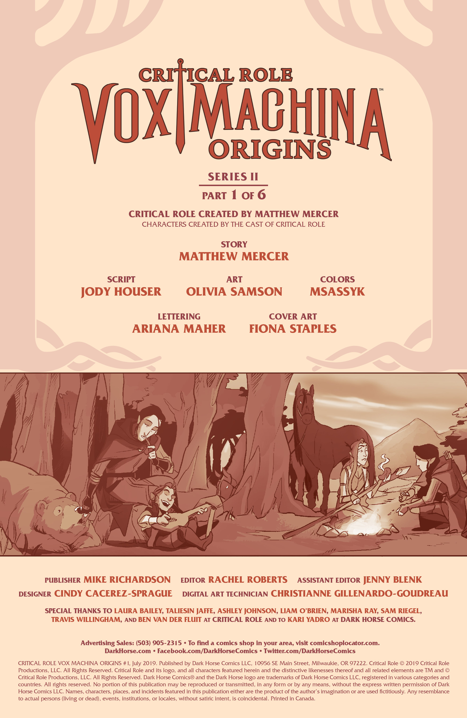 Critical Role: Vox Machina Origins II (2019-): Chapter 1 - Page 2