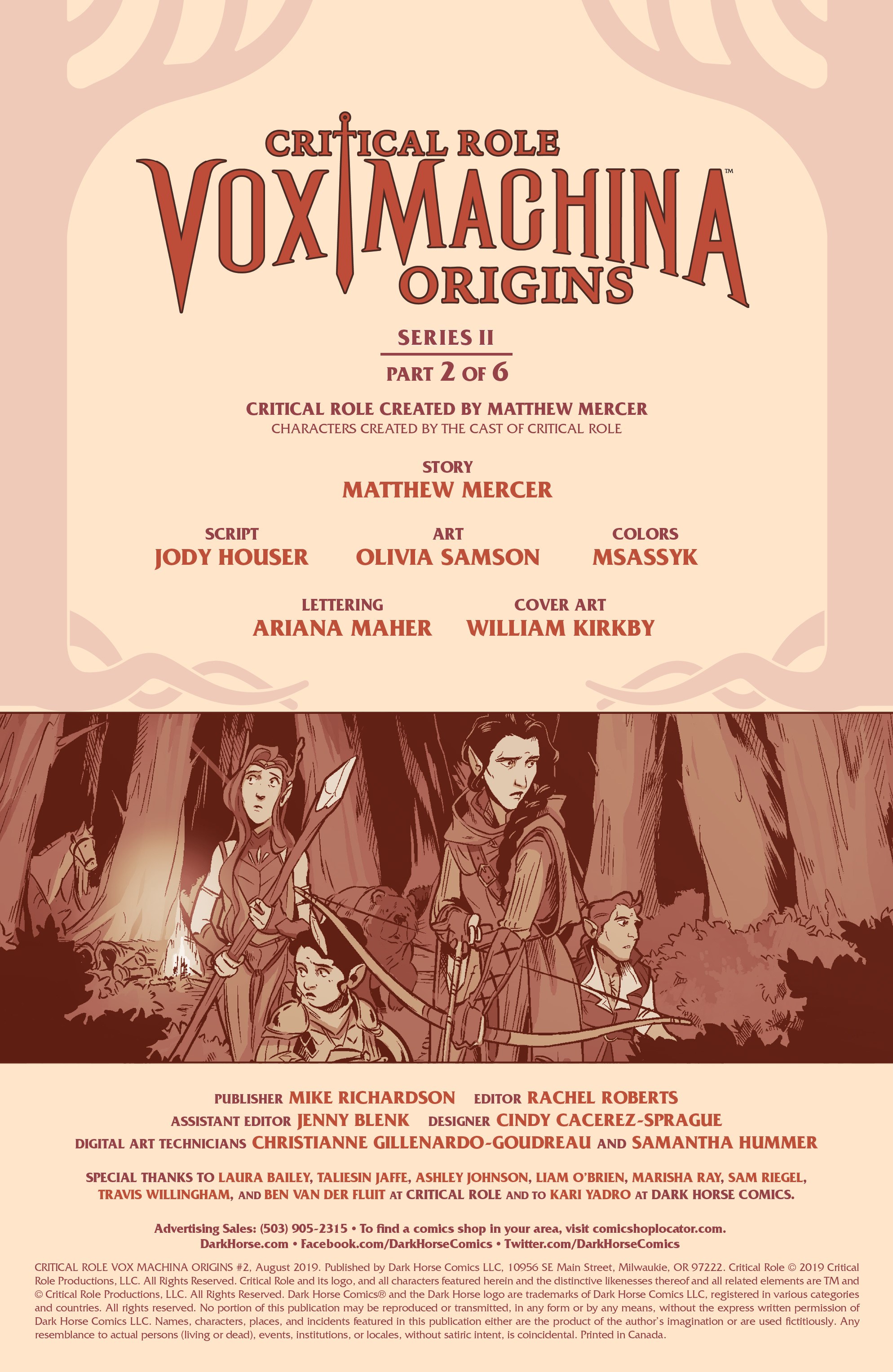 Critical Role: Vox Machina Origins II (2019-): Chapter 2 - Page 2