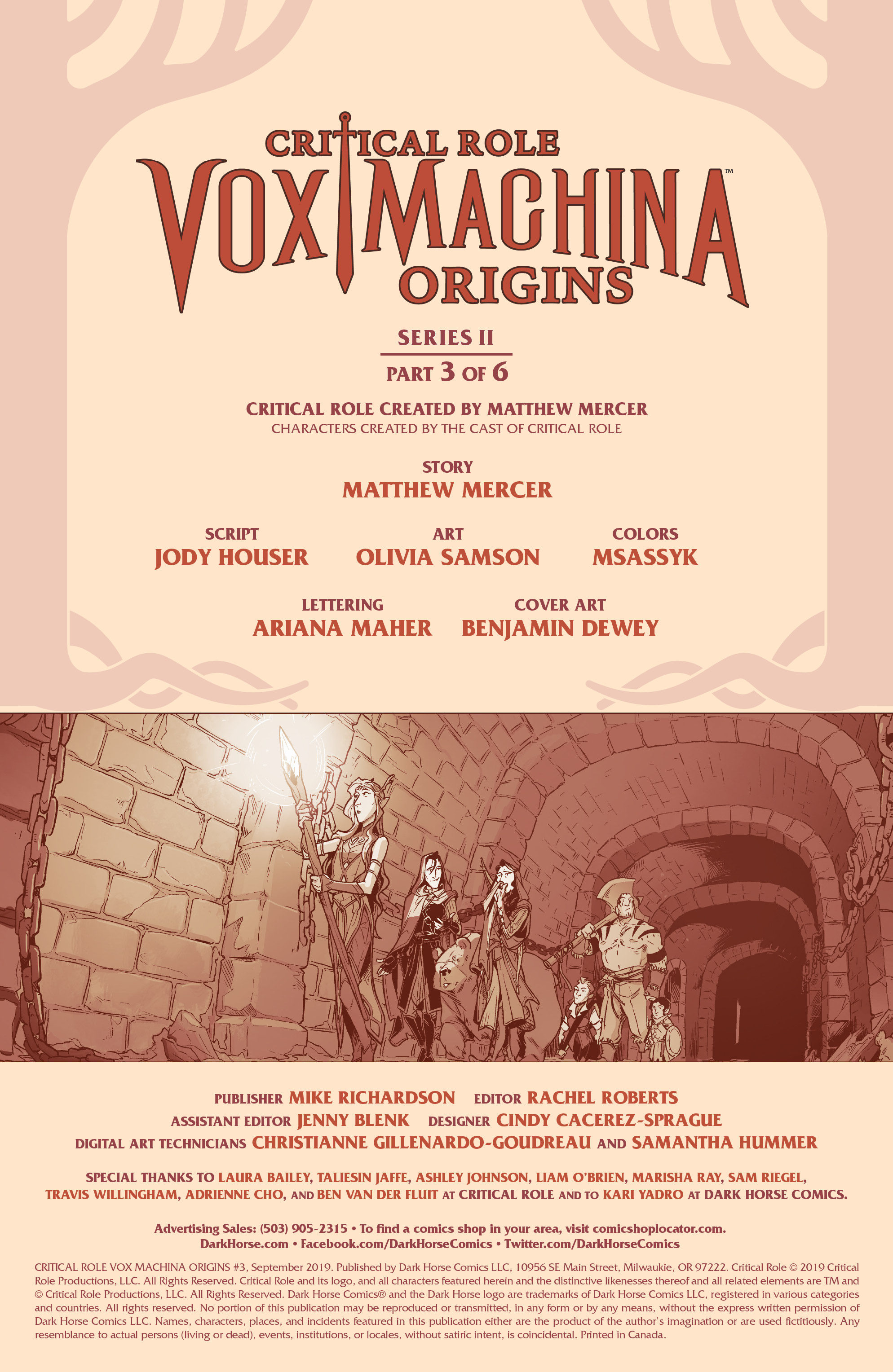 Critical Role: Vox Machina Origins II (2019-) Chapter 3 - Page 5