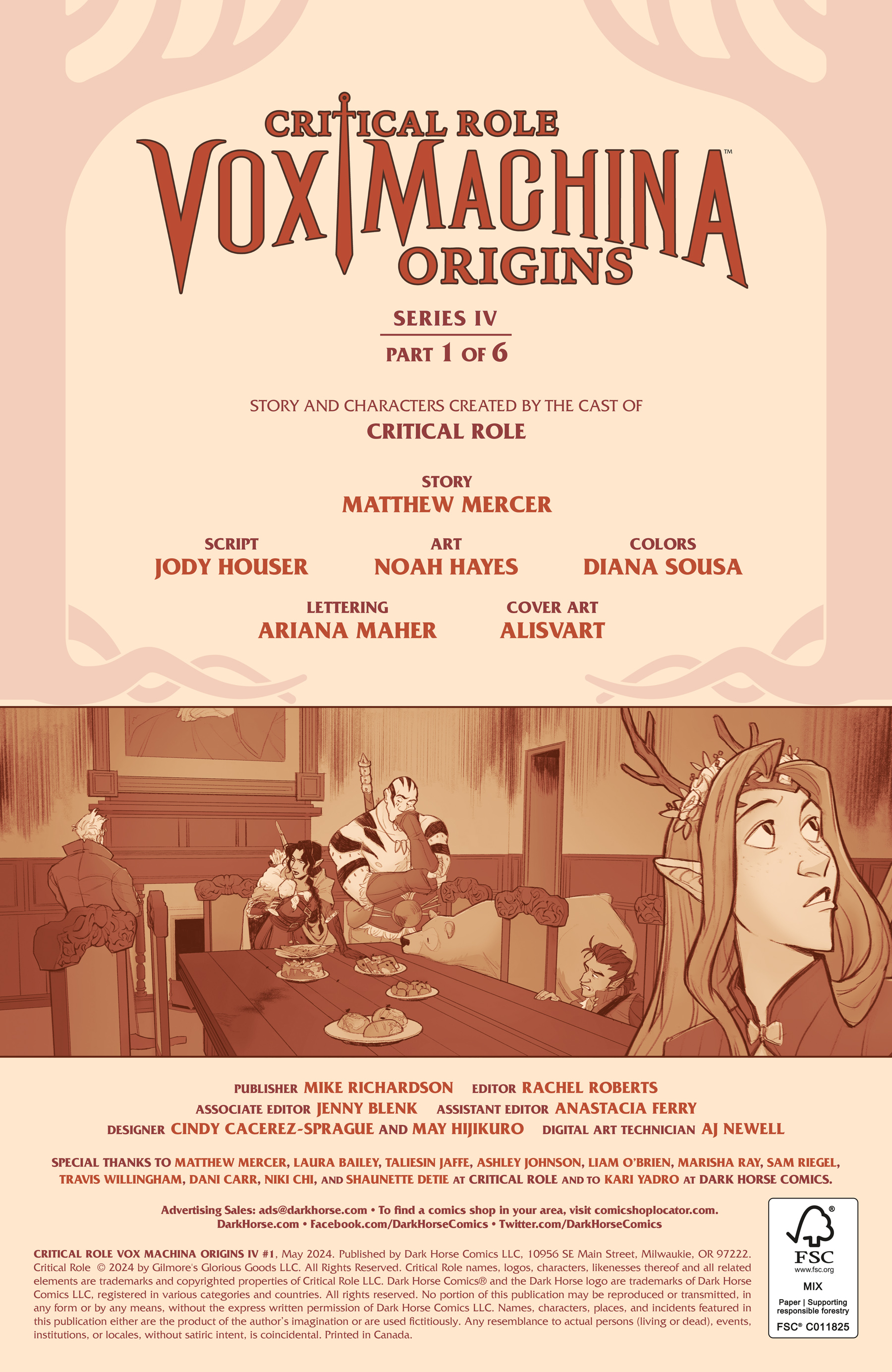 Critical Role: Vox Machina Origins IV (2024-) issue 1 - Page 2