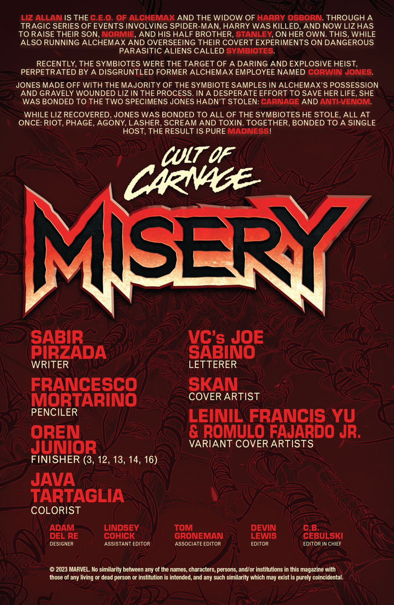 Cult of Carnage: Misery (2023-): Chapter 3 - Page 2