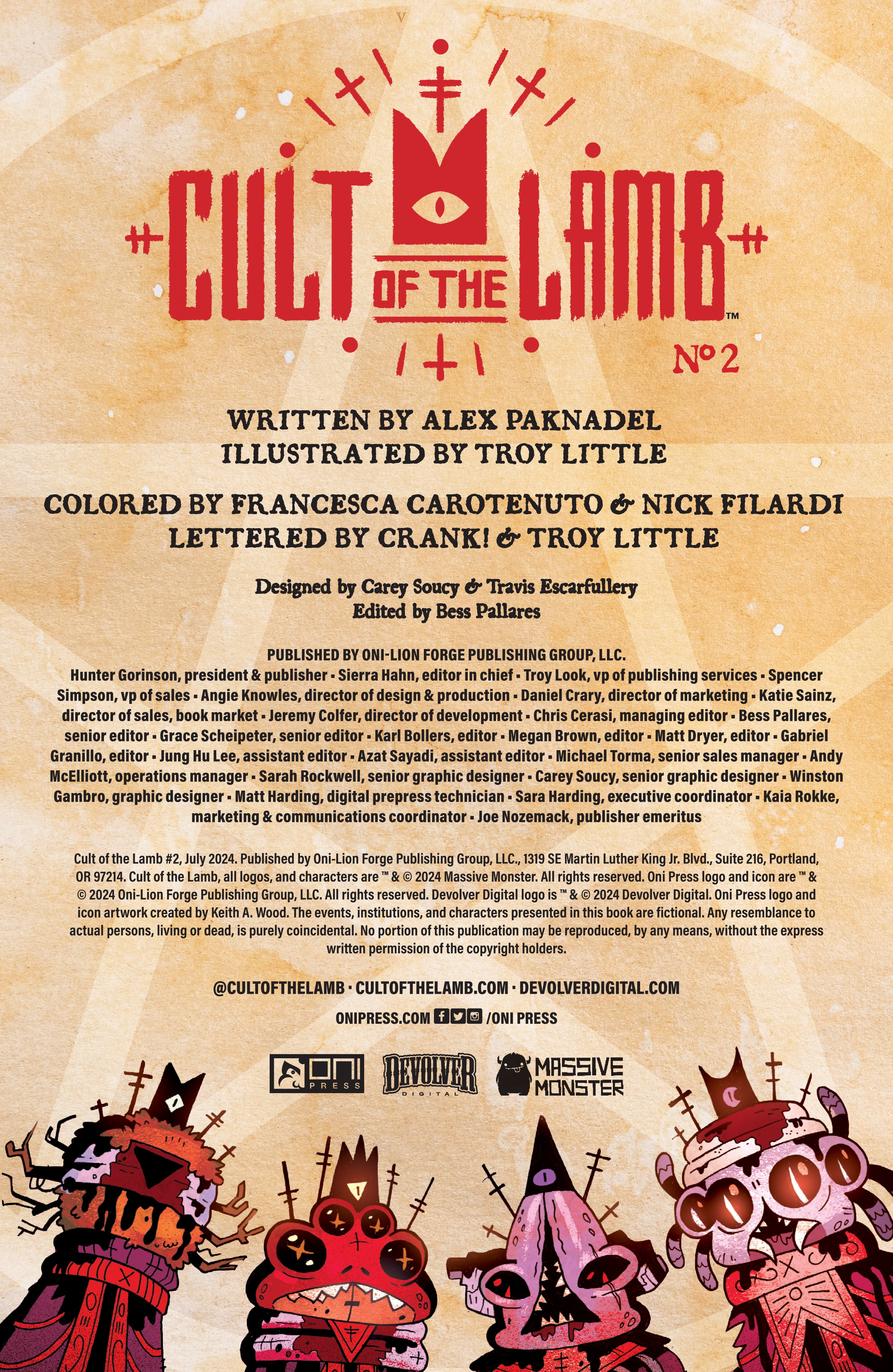 Cult of the Lamb (2024-) issue 2 - Page 2