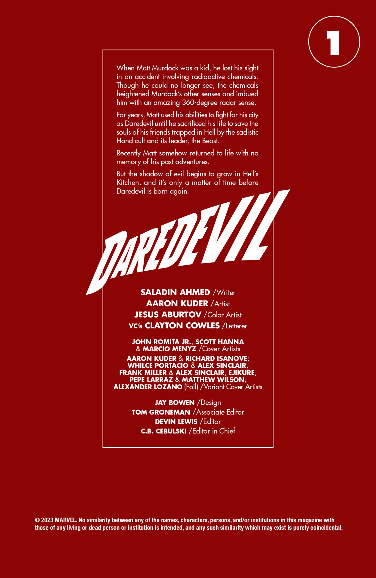 Daredevil (2023-) issue 1 - Page 5