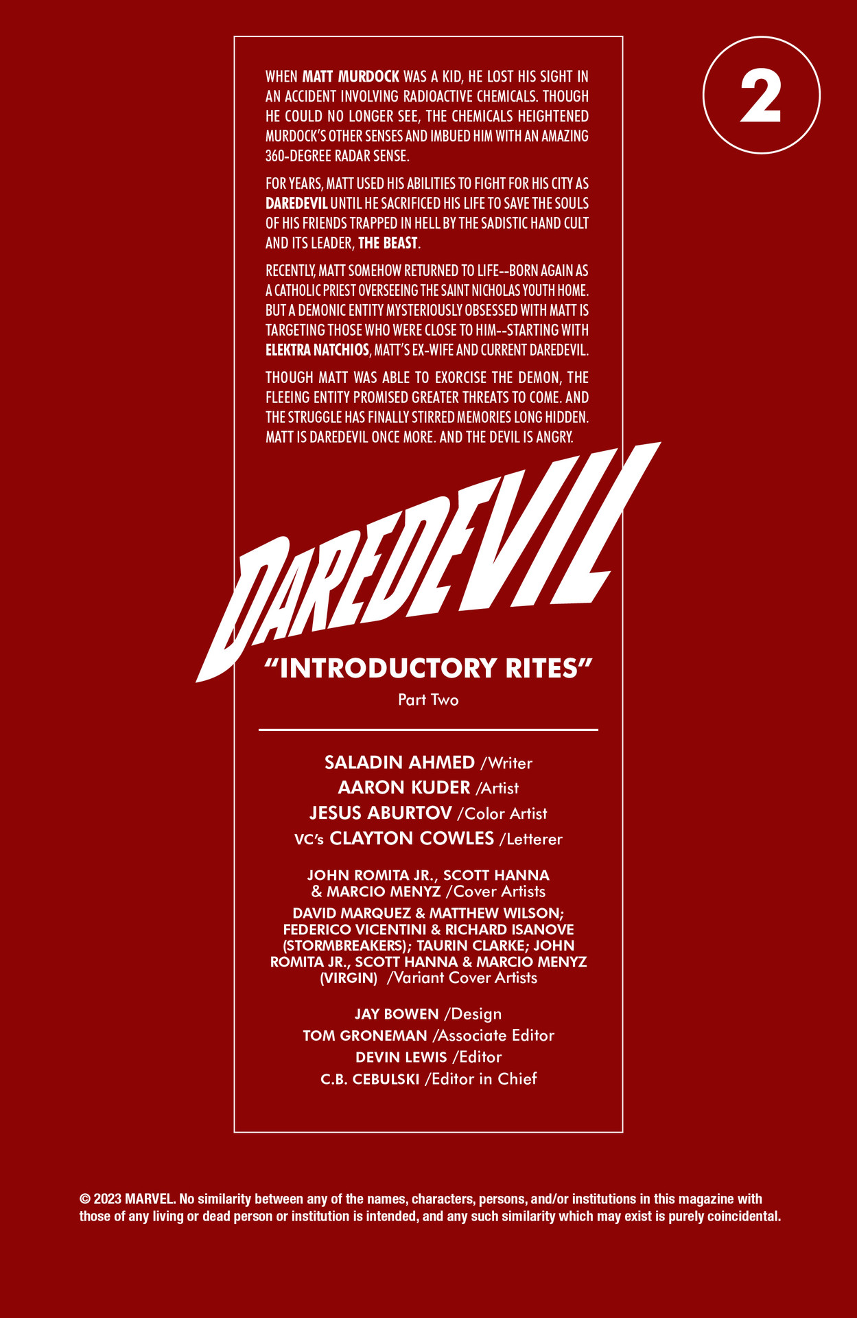 Daredevil (2023-): Chapter 2 - Page 2