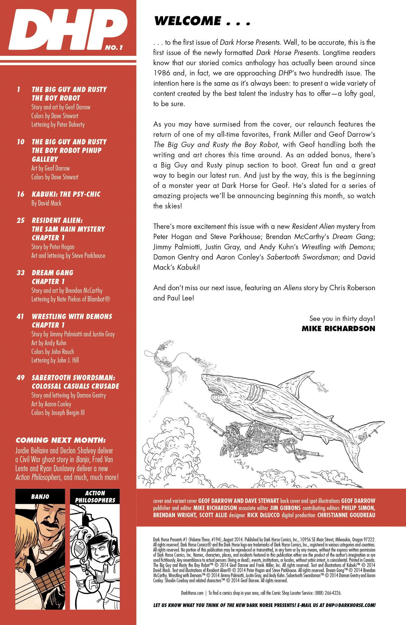 Dark Horse Presents Vol. 3 (2014-): Chapter 1 - Page 2