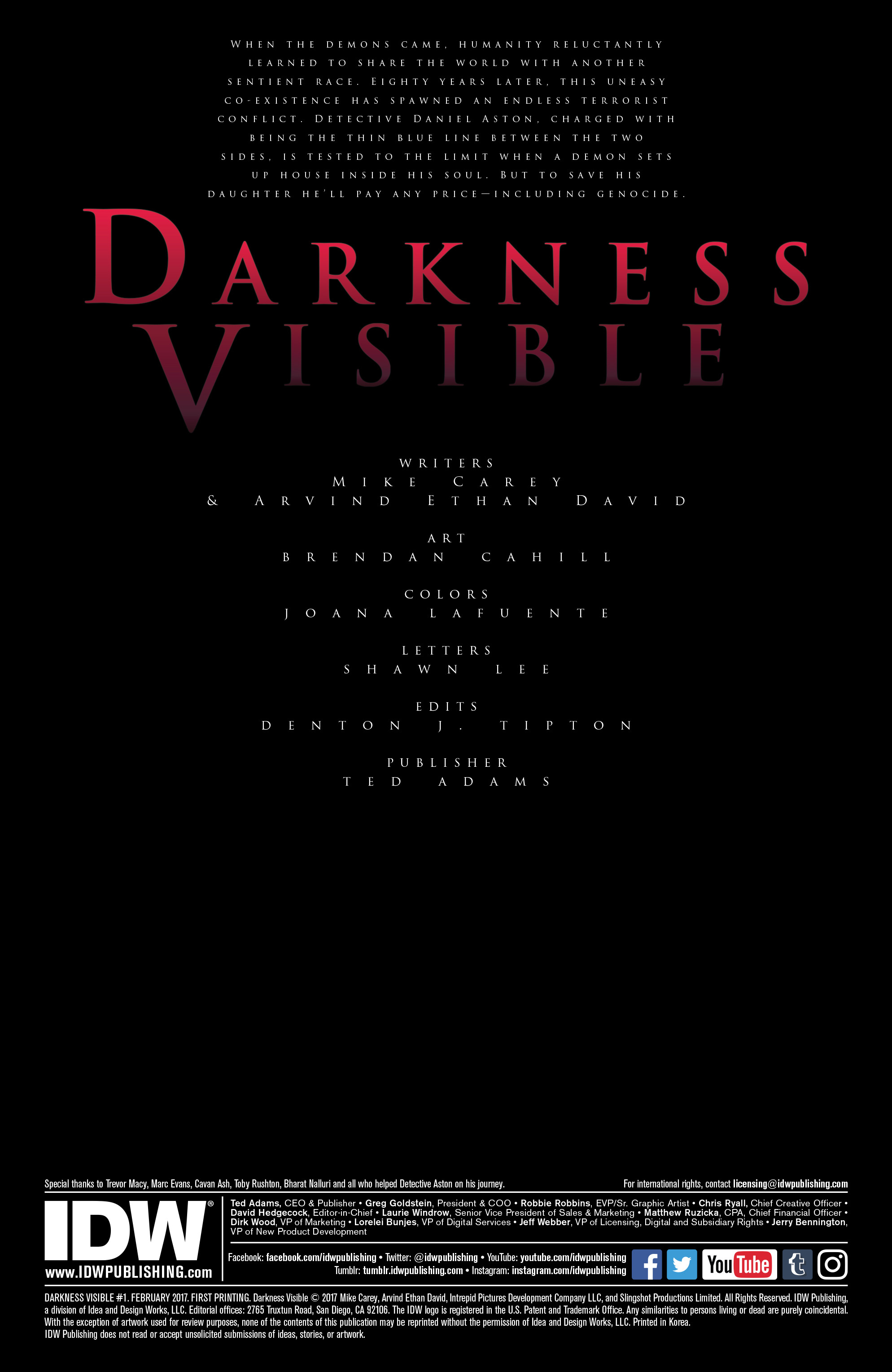 Darkness Visible (2017) issue 1 - Page 2