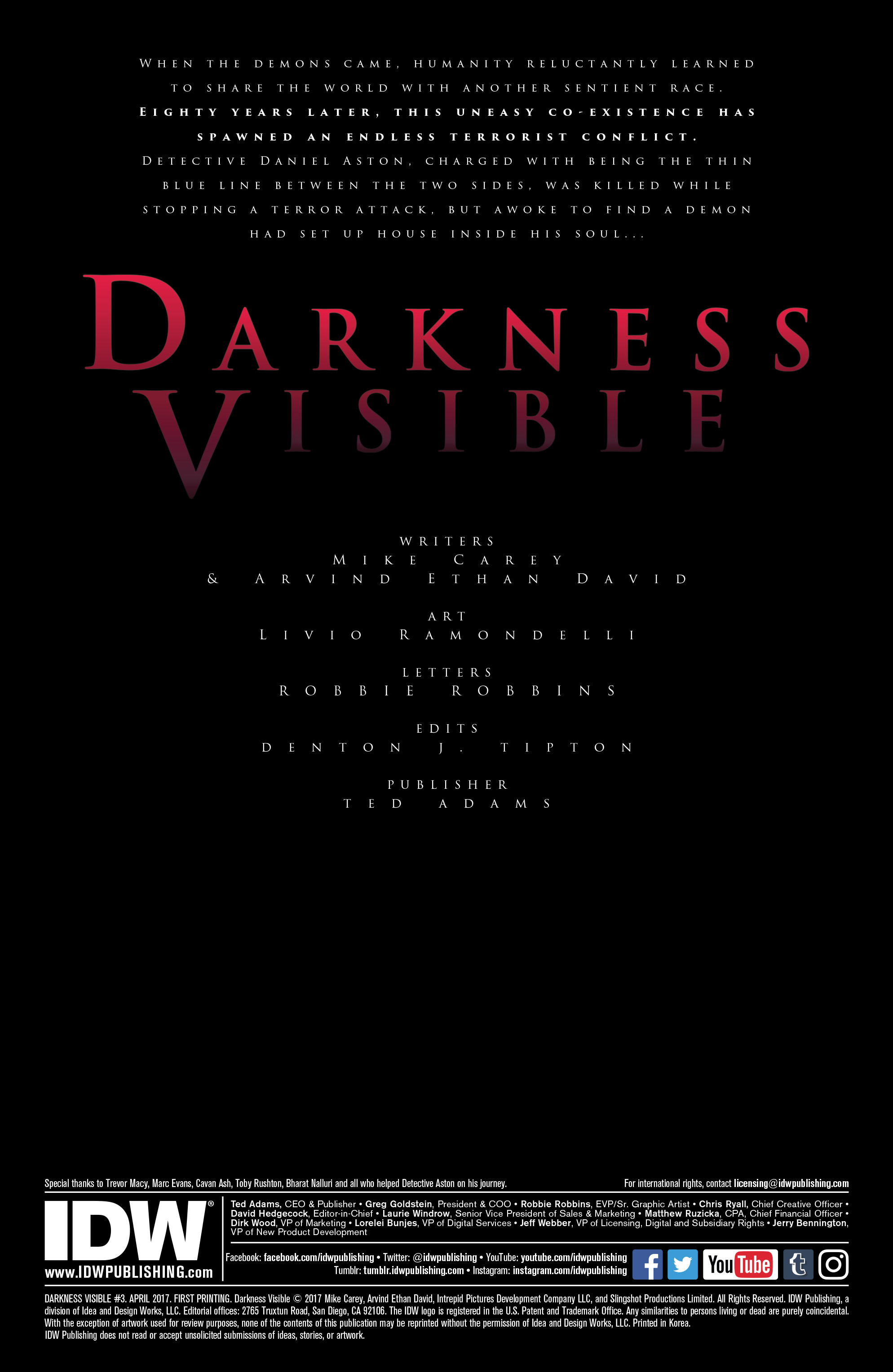 Darkness Visible (2017) issue 3 - Page 2