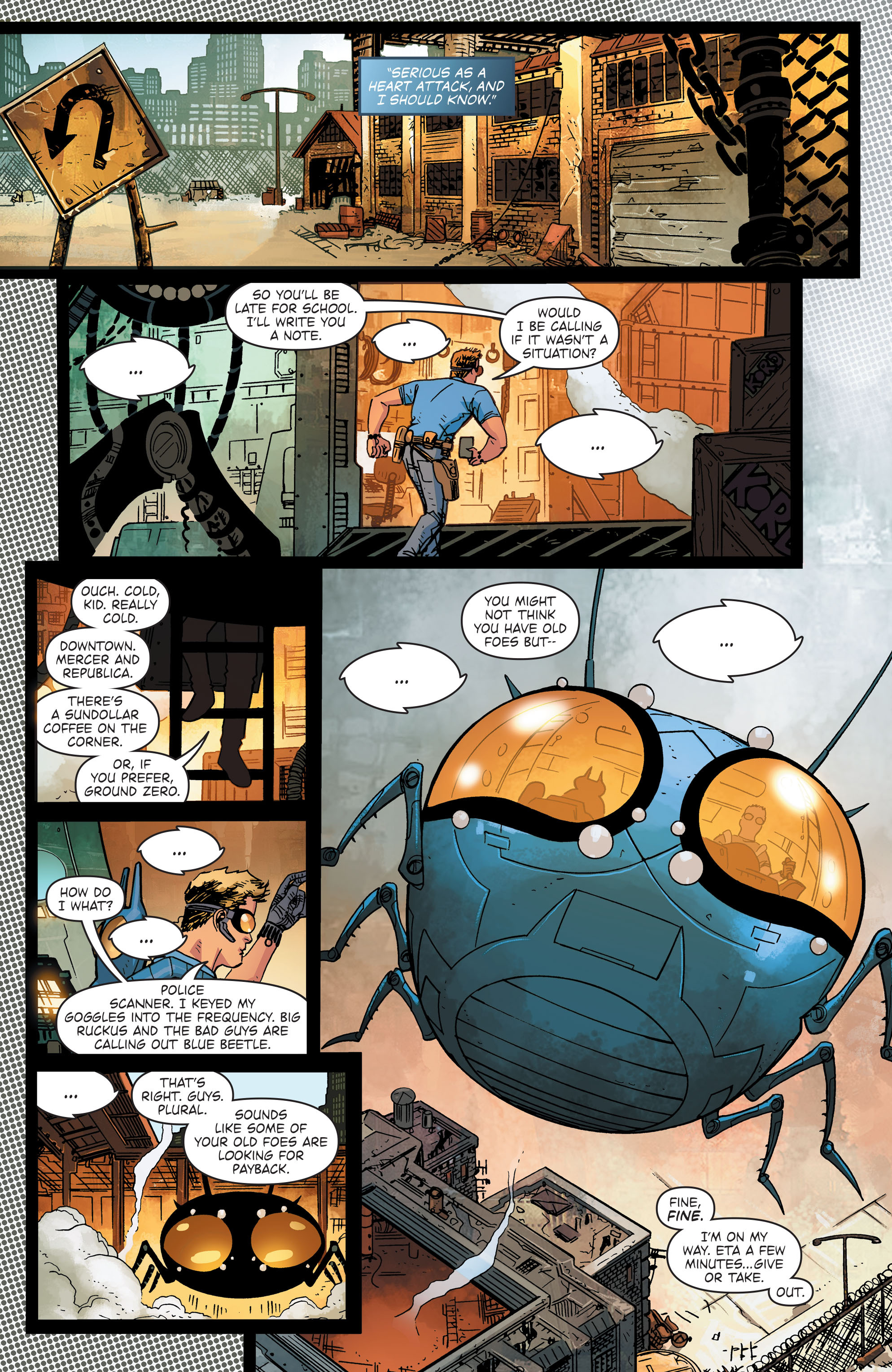 <{ $series->title }} issue Blue Beetle - Page 9