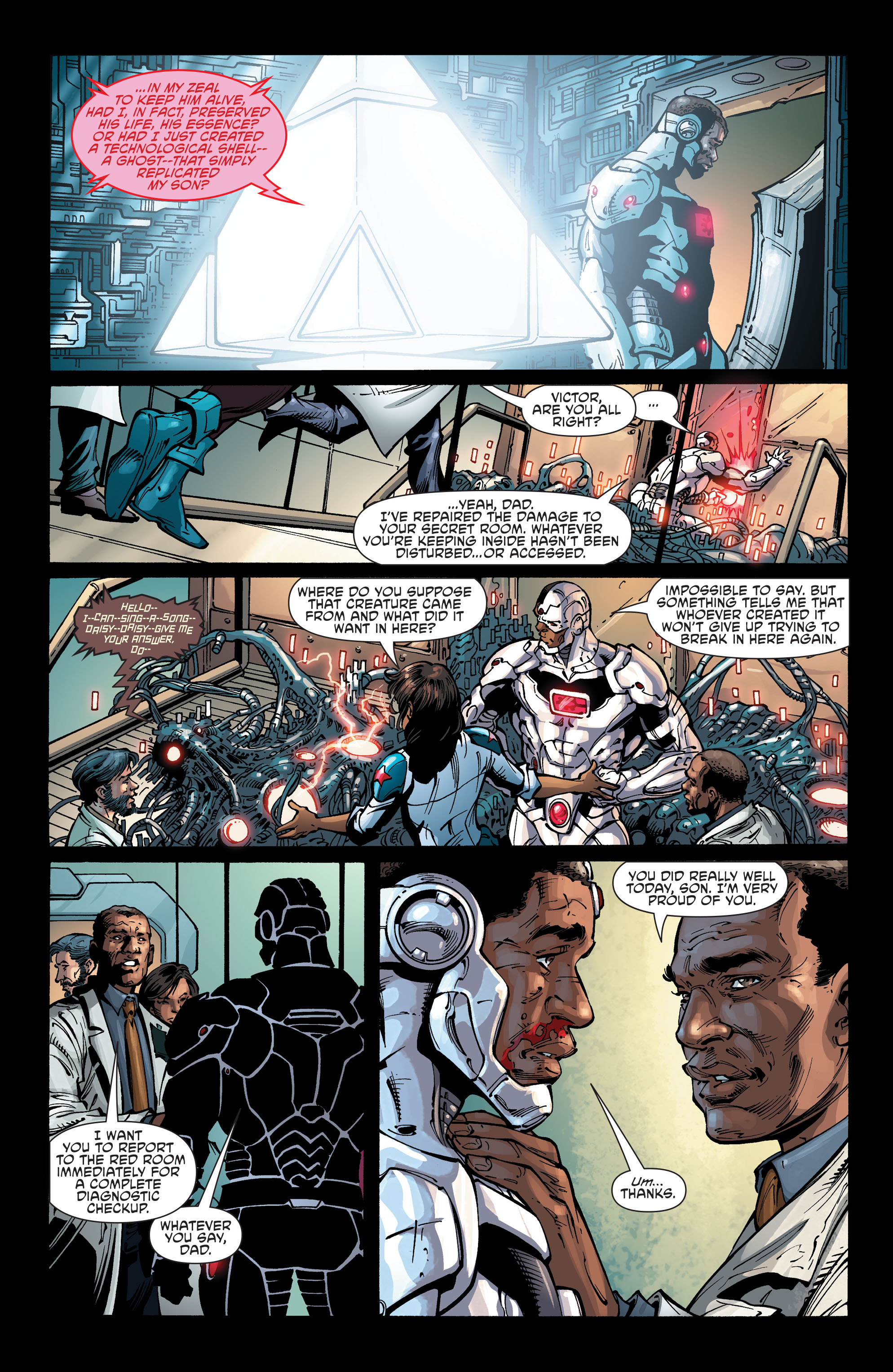 Dc Comics Rebirth Chapter Cyborg Page