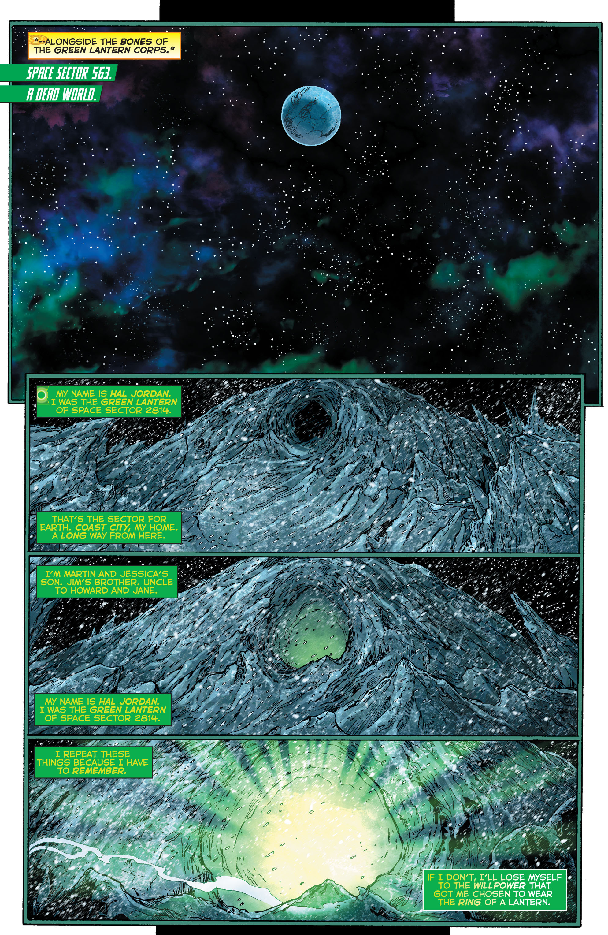 DC Comics Rebirth issue Hal Jordan and The Green Lantern Corps - Page 8