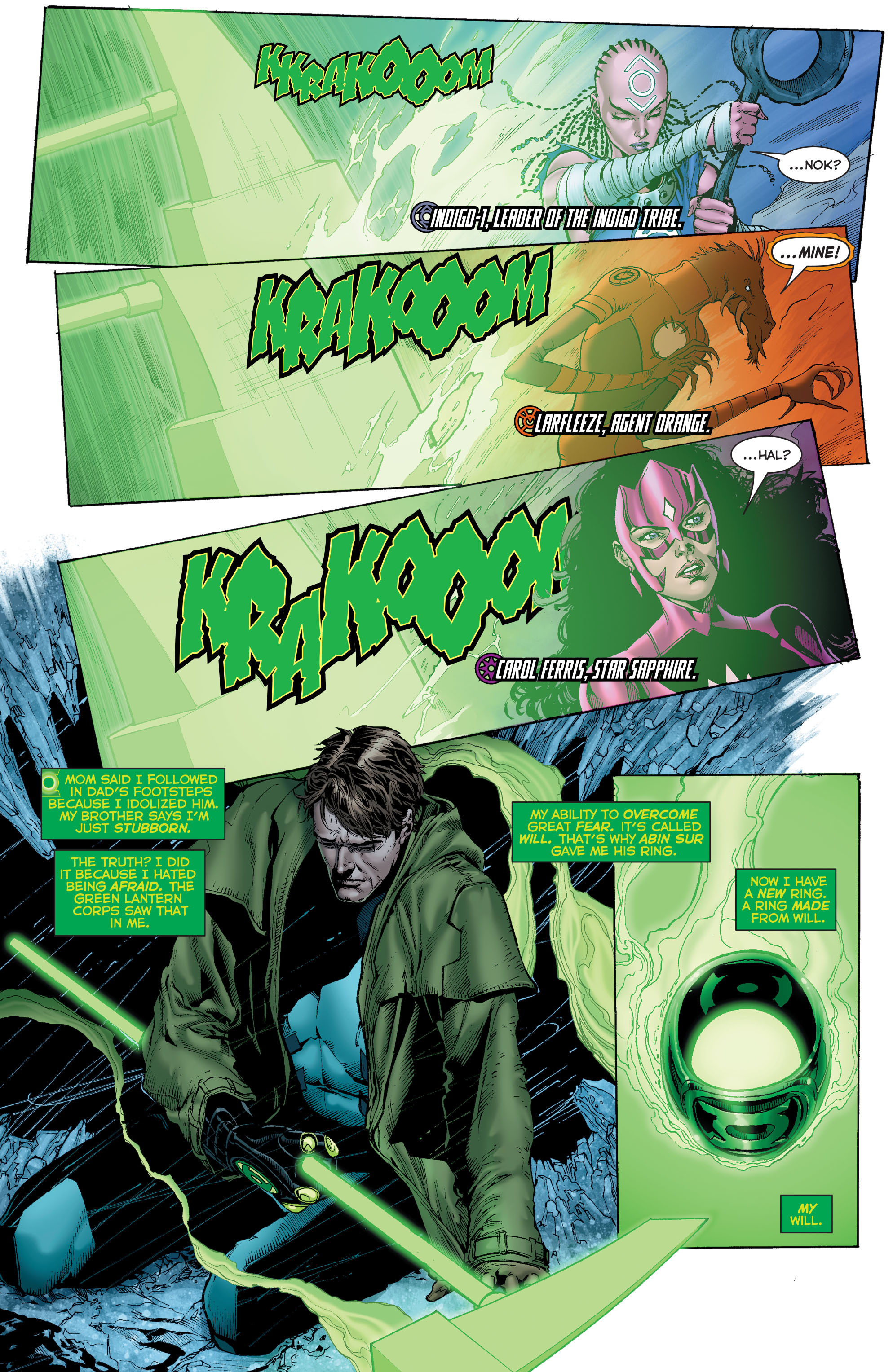 DC Comics Rebirth issue Hal Jordan and The Green Lantern Corps - Page 17