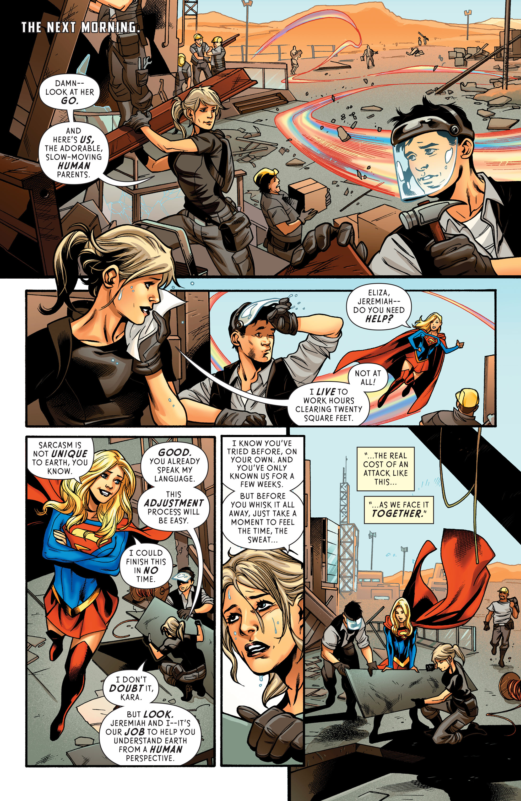 <{ $series->title }} issue Supergirl - Page 17