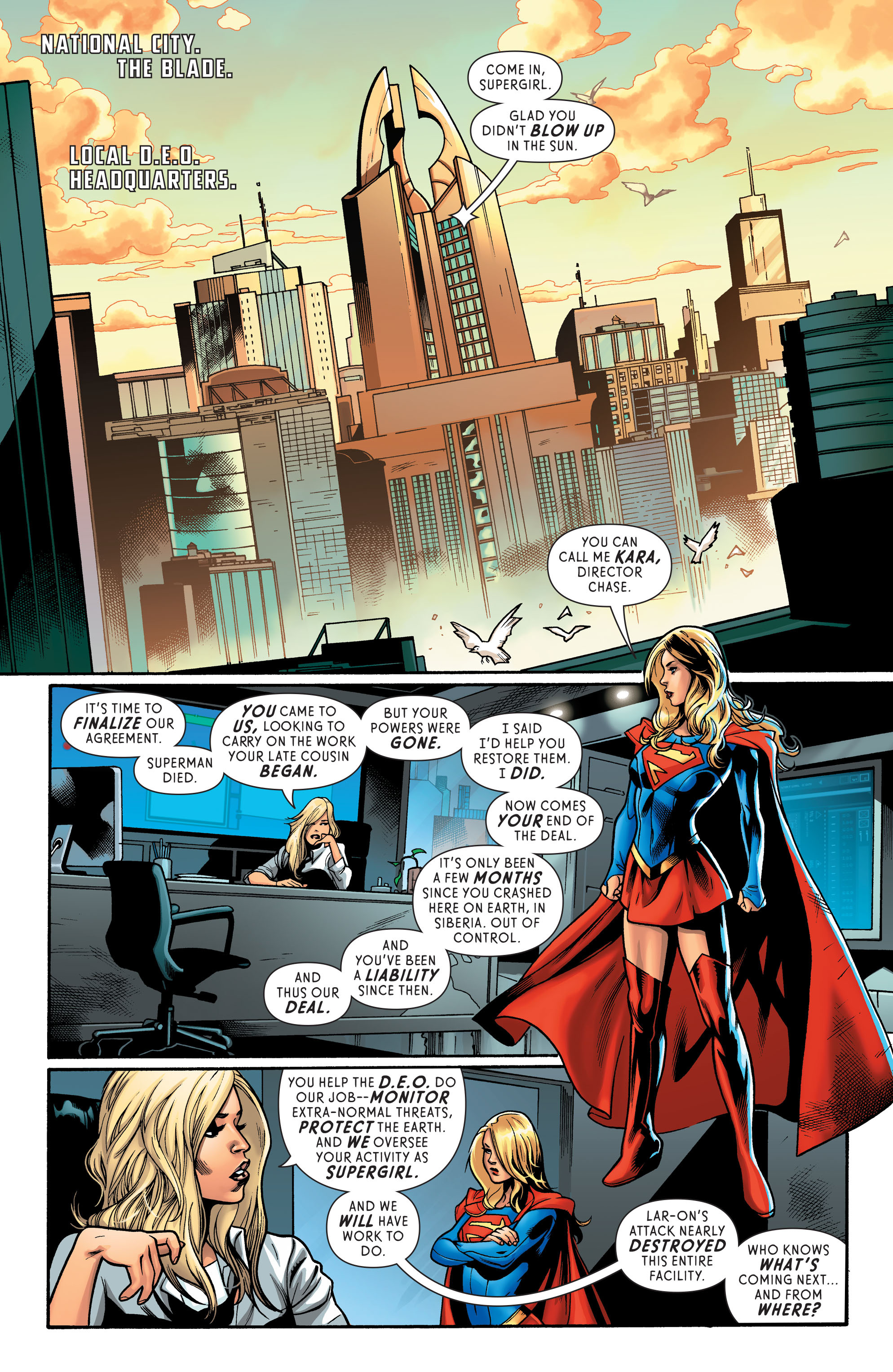 <{ $series->title }} issue Supergirl - Page 18