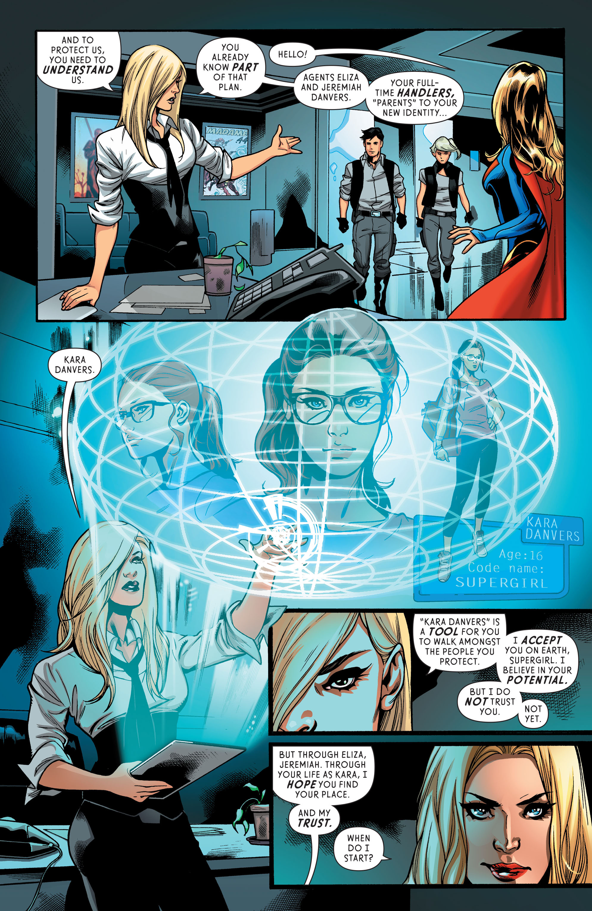 <{ $series->title }} issue Supergirl - Page 19