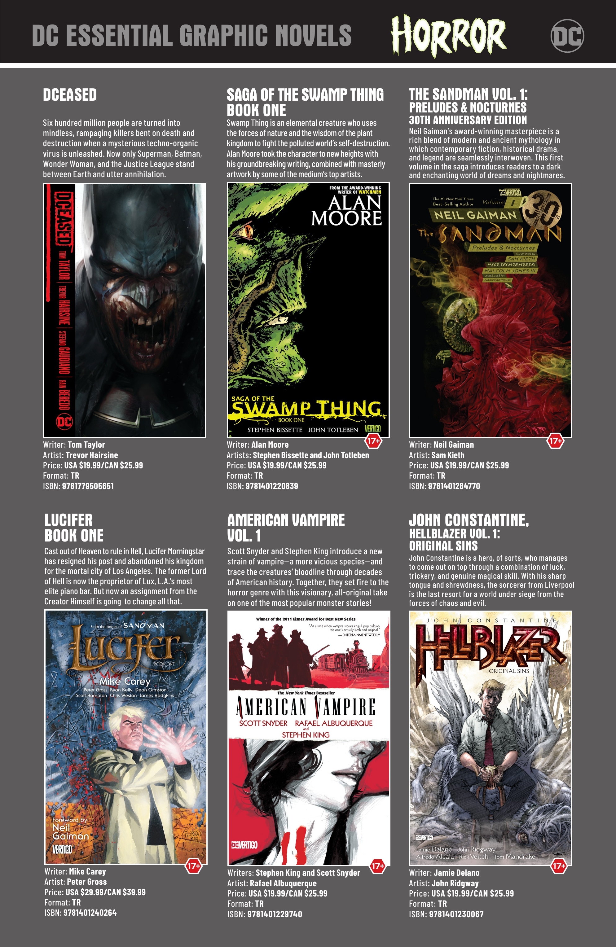 DC Essentials Graphic Novels Catalog 2021 issue 1 - Page 106