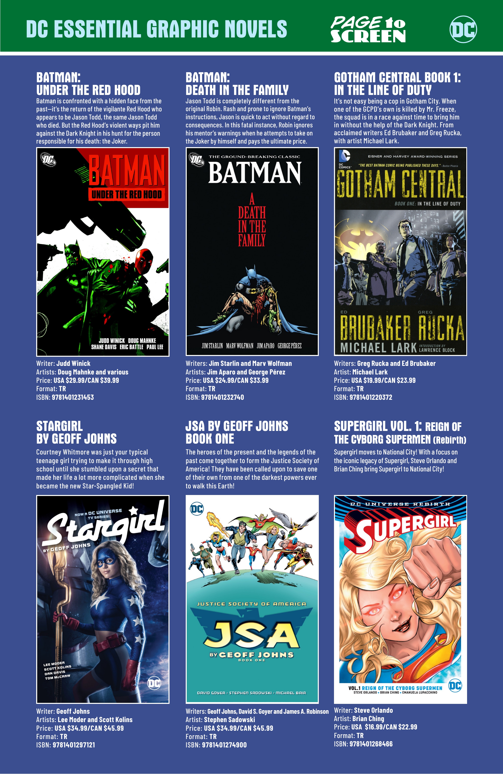 DC Essentials Graphic Novels Catalog 2021 issue 1 - Page 92