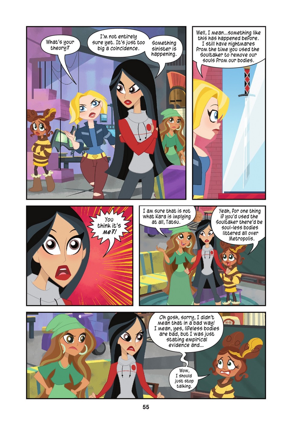 DC Super Hero Girls: Ghosting (2021) issue 1 - Page 55