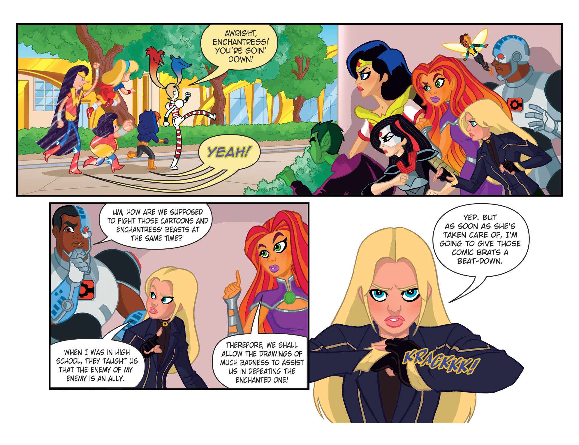 DC Super Hero Girls: Out of the Bottle (2017-) issue 10 - Page 9