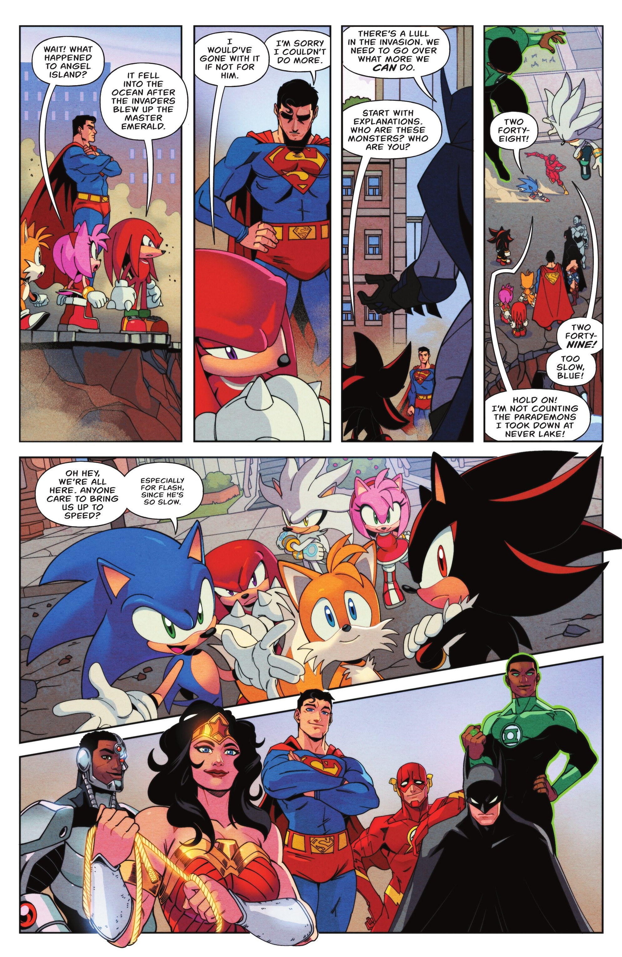 DC x Sonic the Hedgehog (2025-): Chapter 1 - Page 14