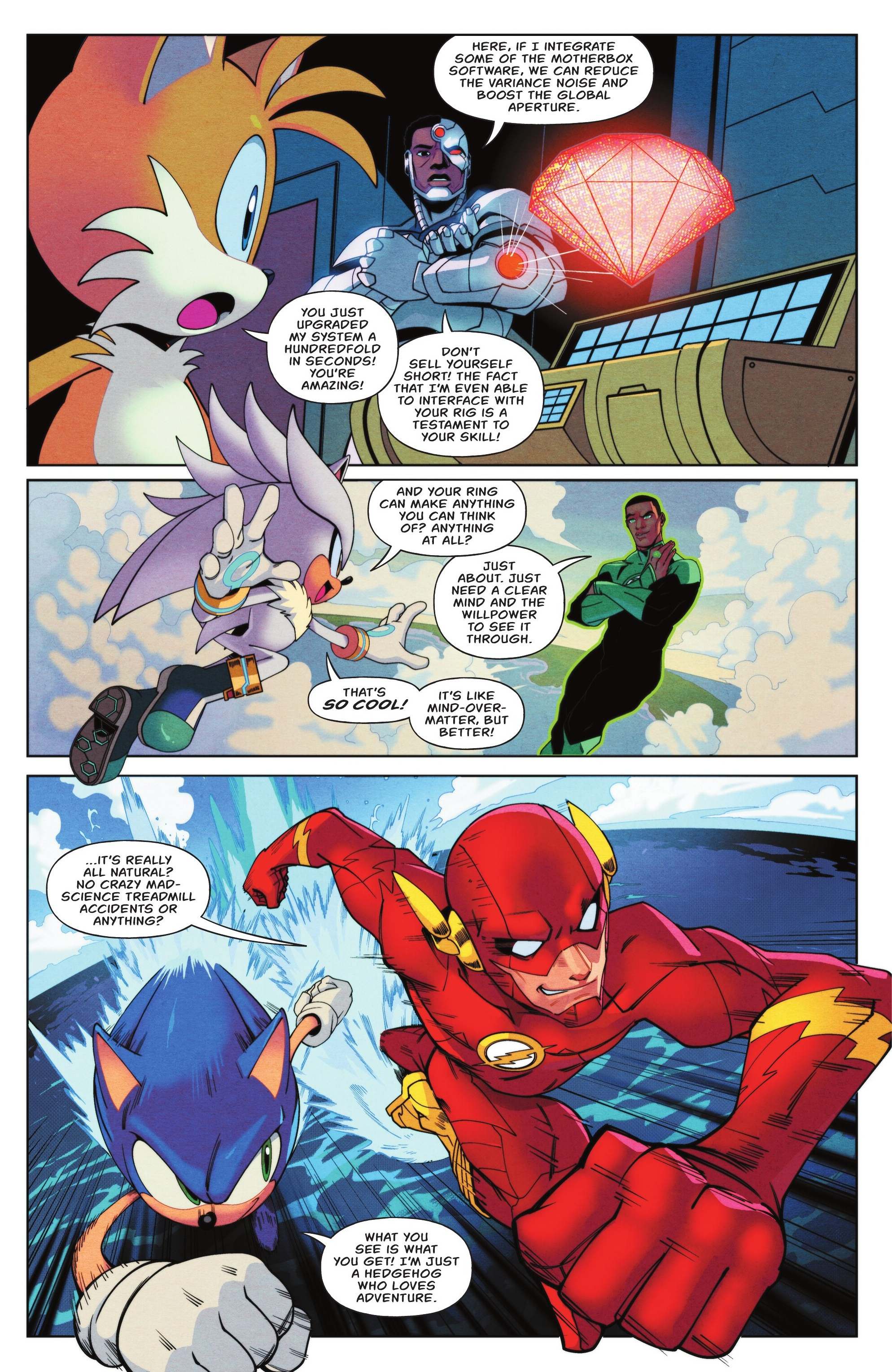 DC x Sonic the Hedgehog (2025-): Chapter 1 - Page 21