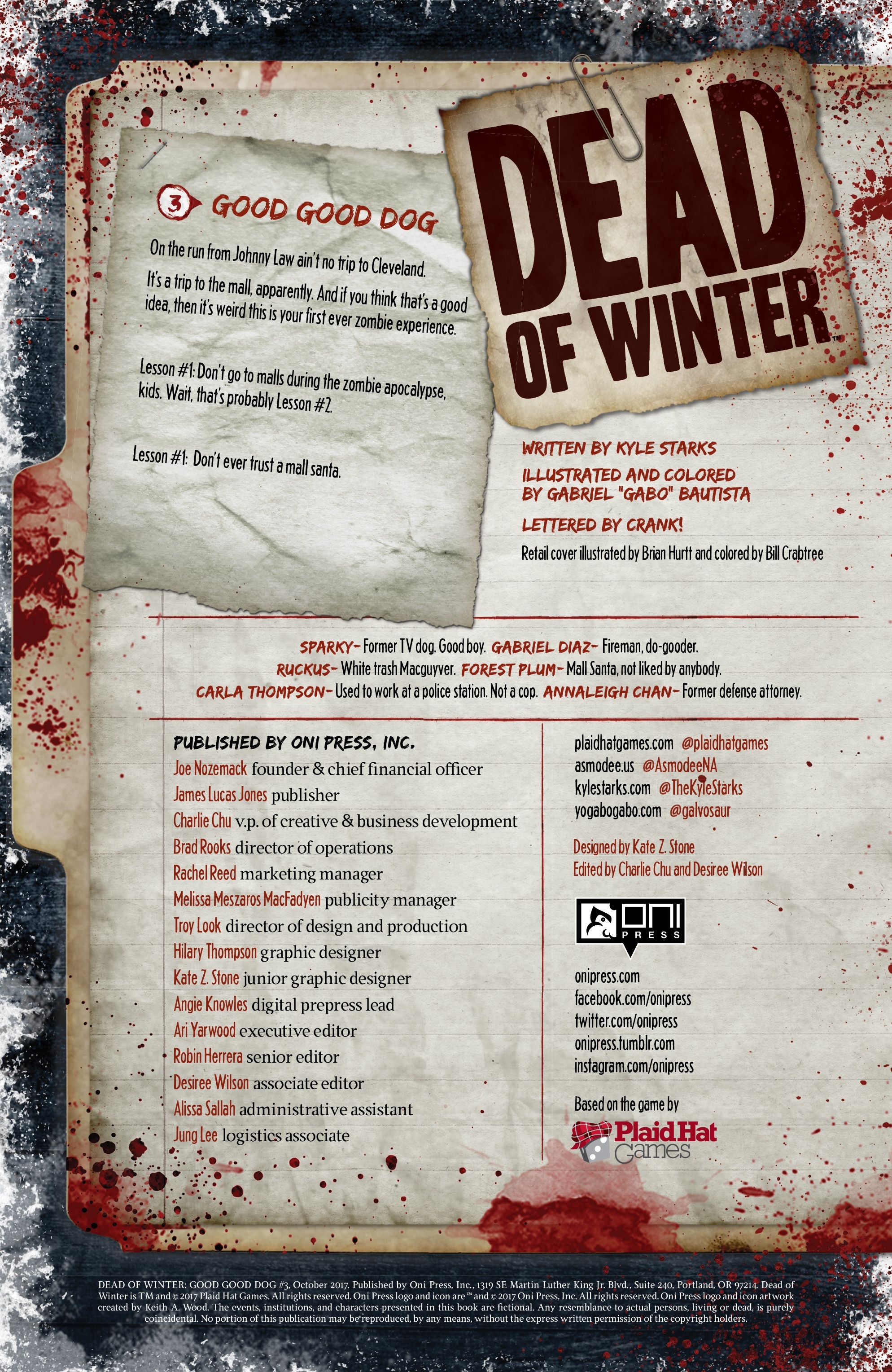 Dead of Winter (2017) issue 3 - Page 2