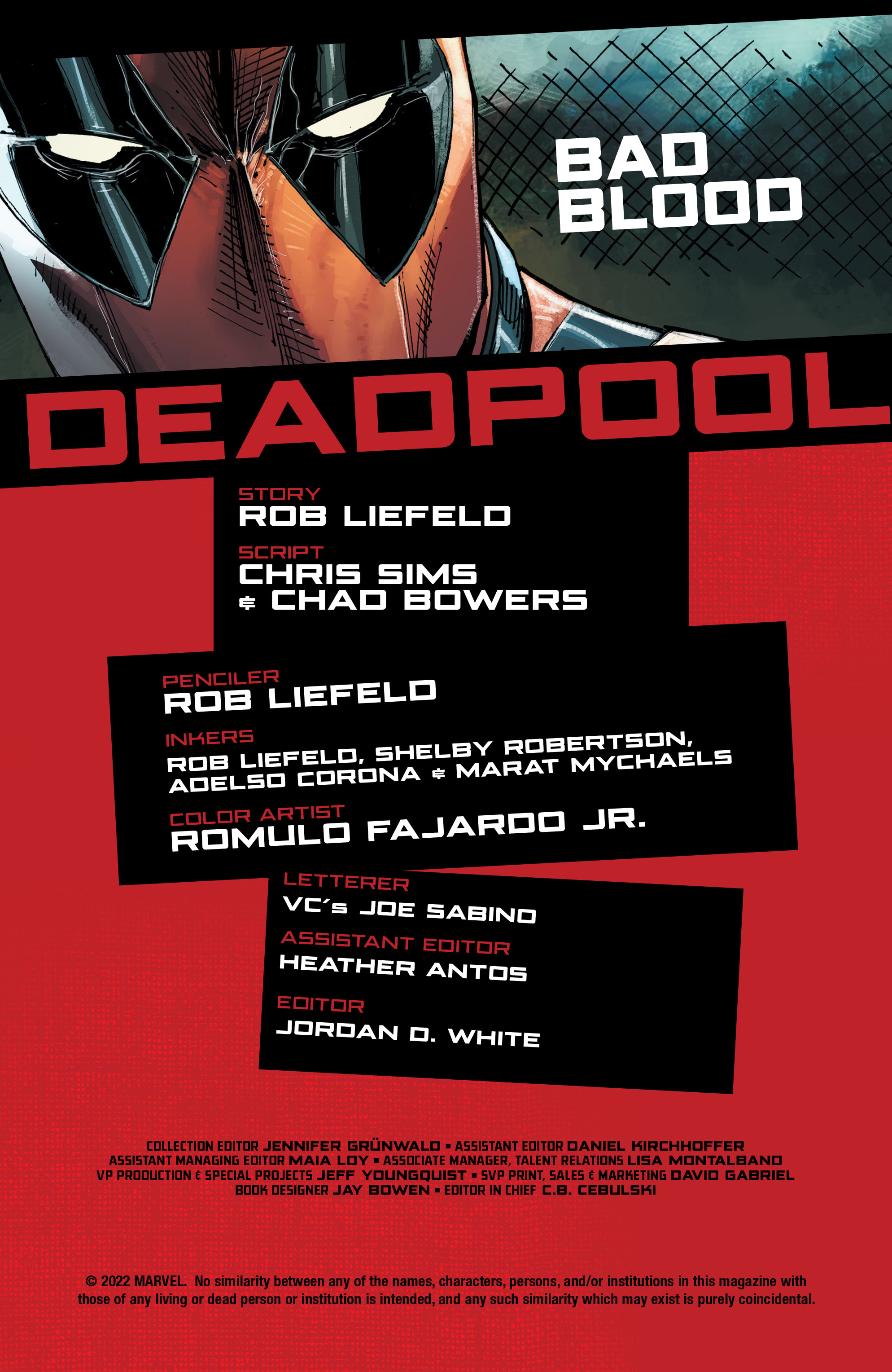 Deadpool: Bad Blood (2022-): Chapter 1 - Page 2