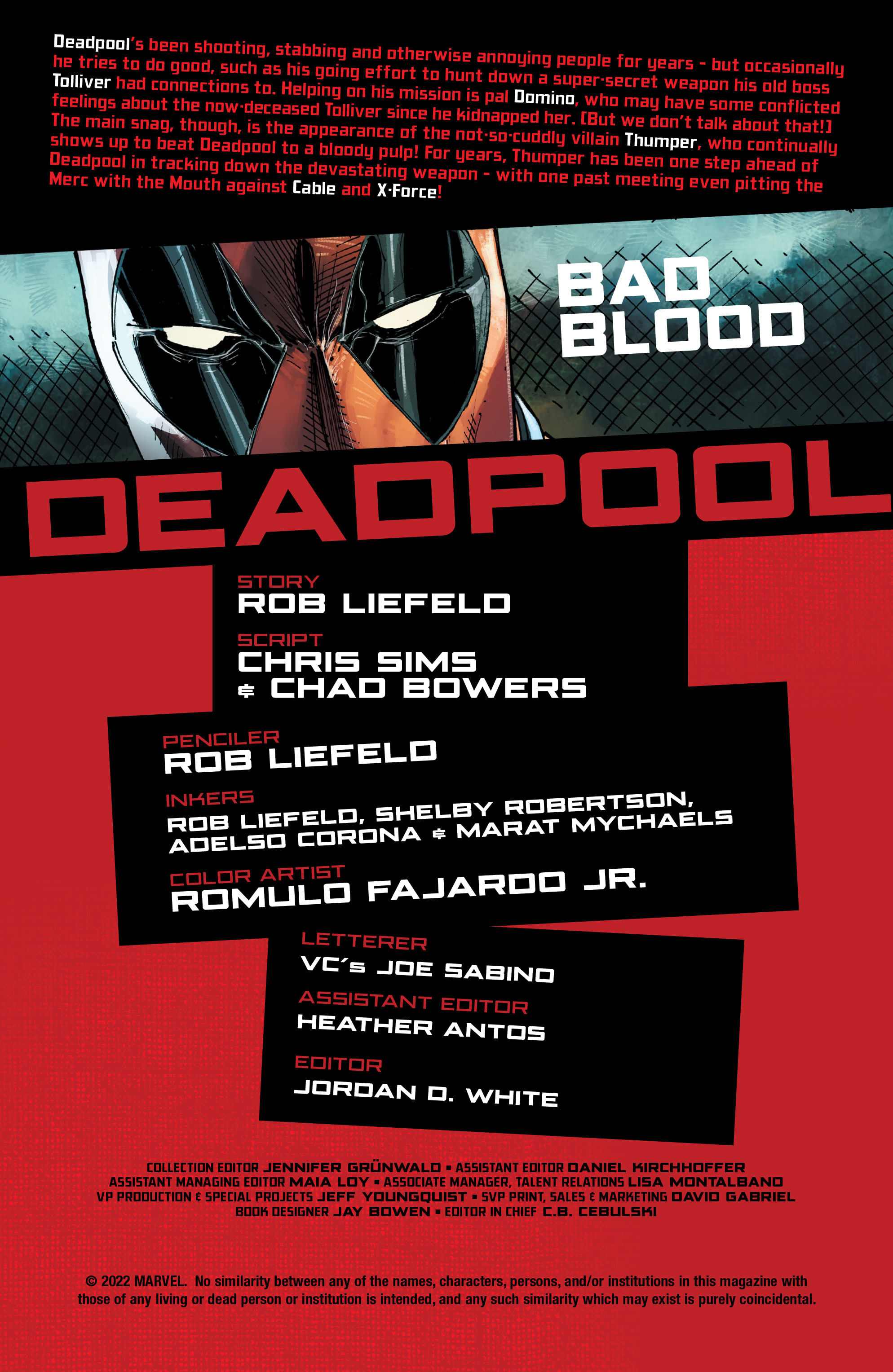 Deadpool: Bad Blood (2022-): Chapter 2 - Page 2