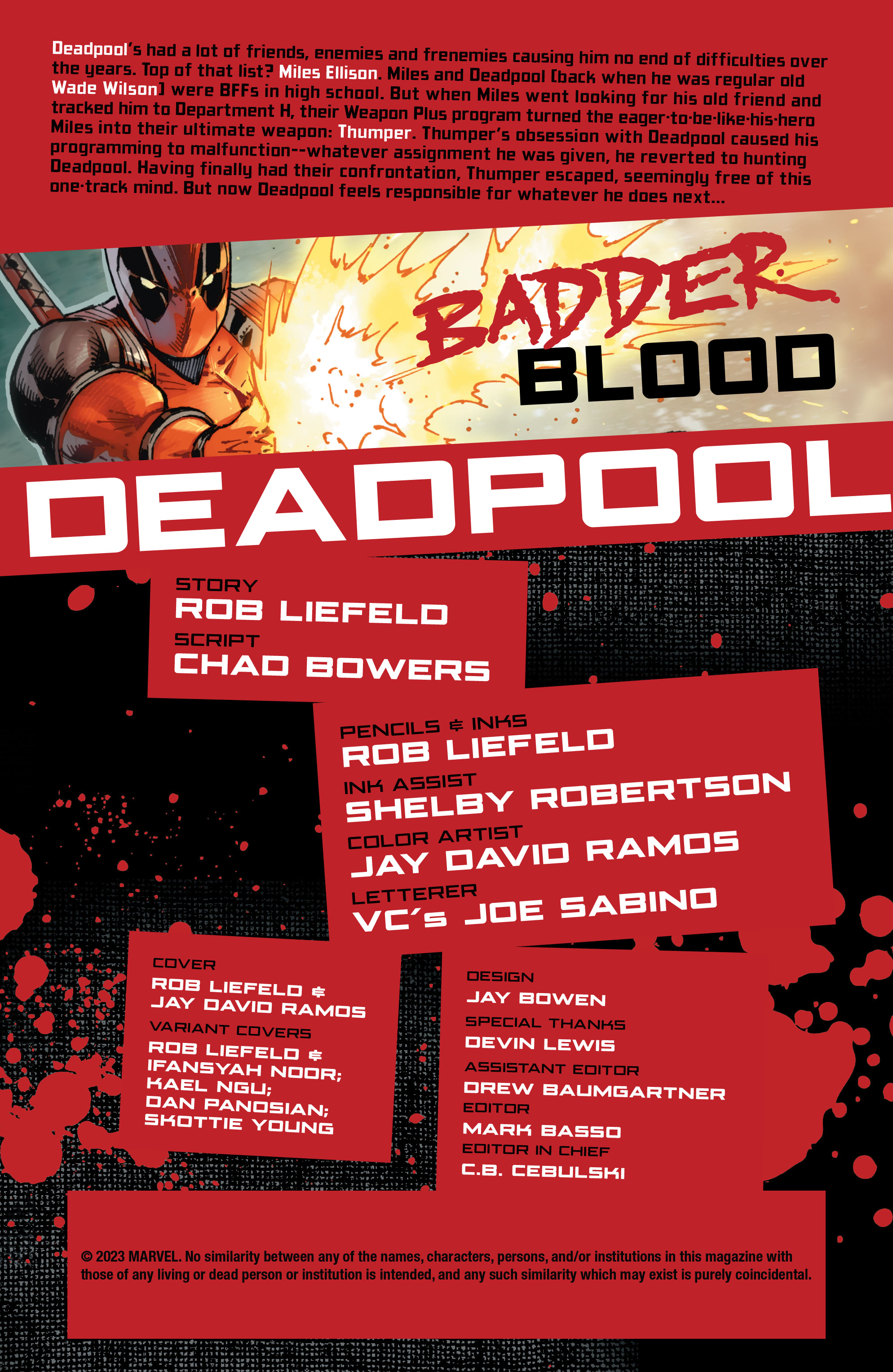 Deadpool: Badder Blood (2023-) issue 1 - Page 2