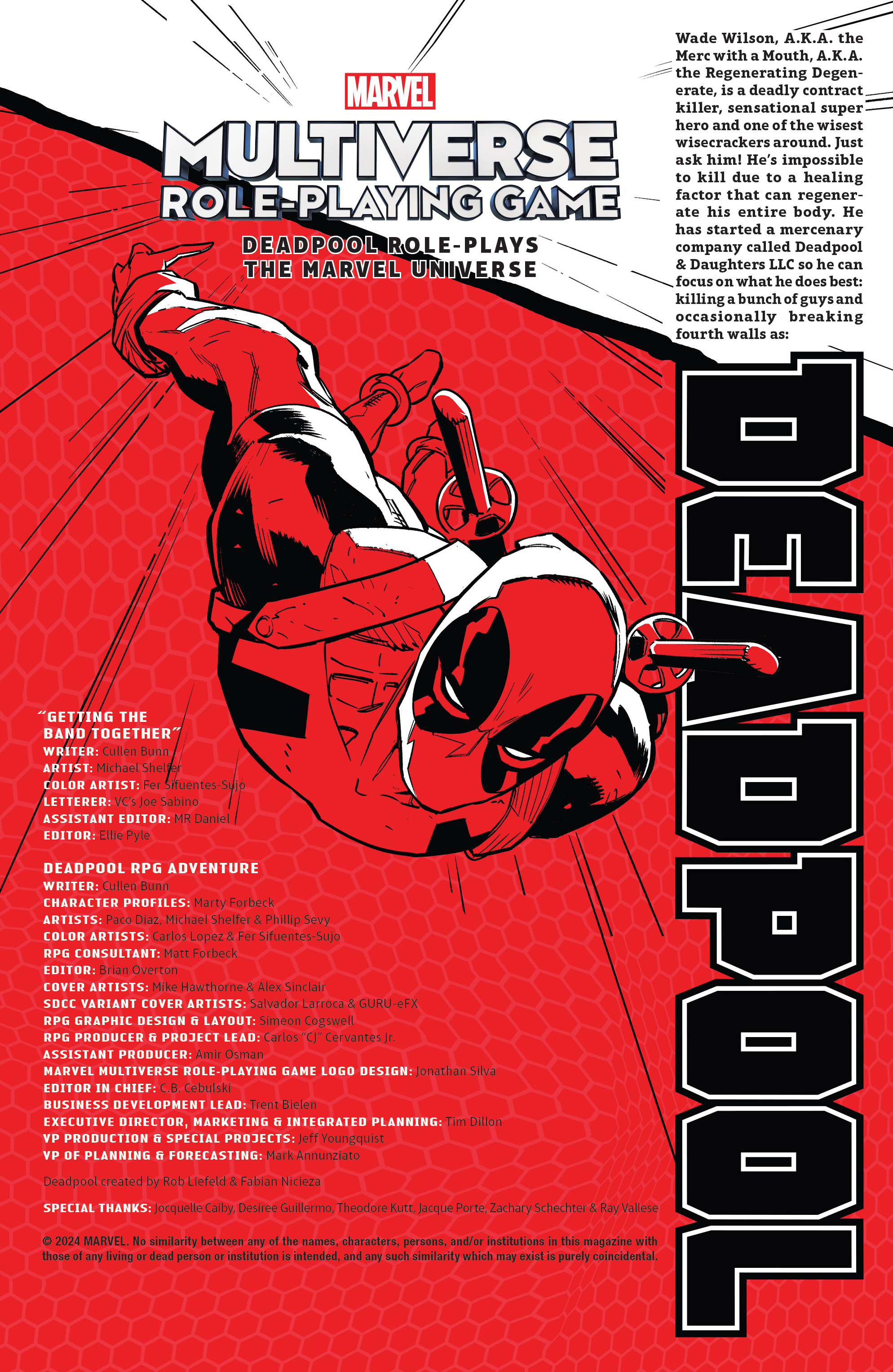 Deadpool Role-plays The Marvel Universe (2024-) issue 1 - Page 2