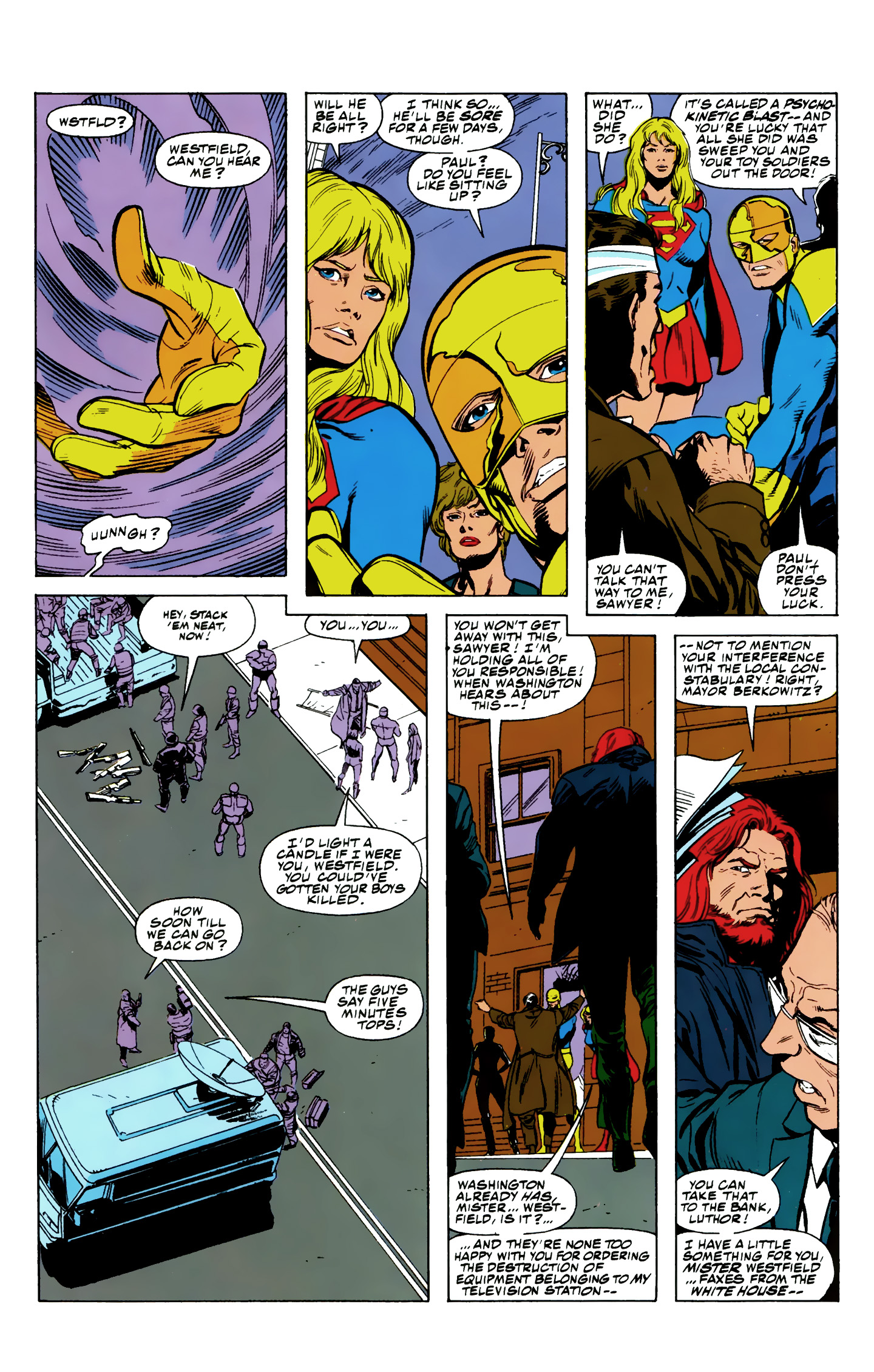 Death and Return of Superman Omnibus (1992-) issue 10 (Funeral for a Friend) - Page 7