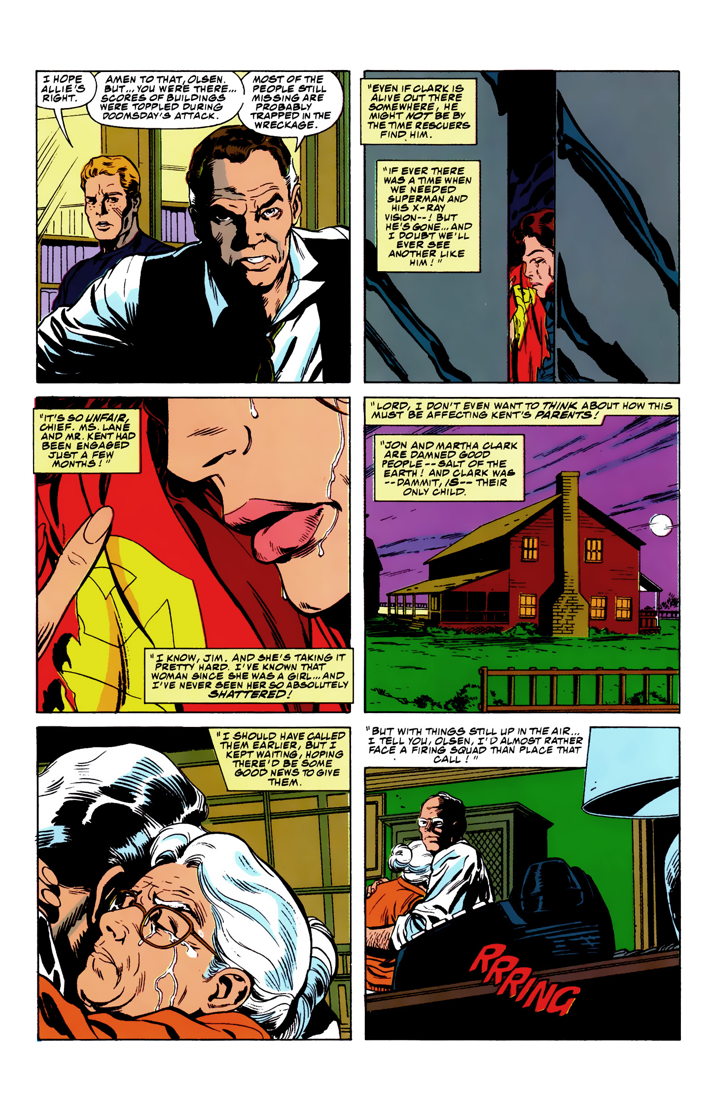 Death and Return of Superman Omnibus (1992-) issue 10 (Funeral for a Friend) - Page 10