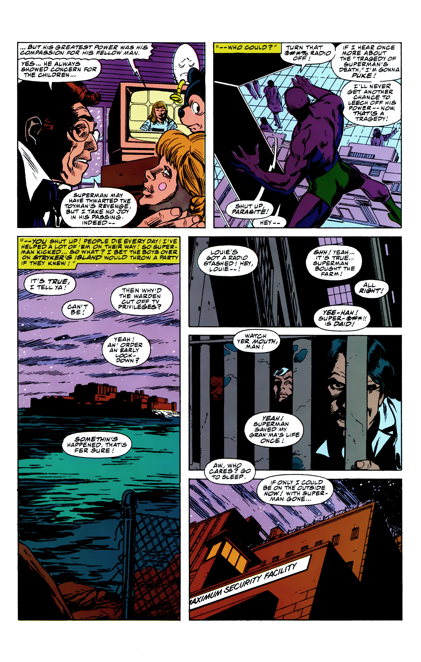 Death and Return of Superman Omnibus (1992-) issue 10 (Funeral for a Friend) - Page 15