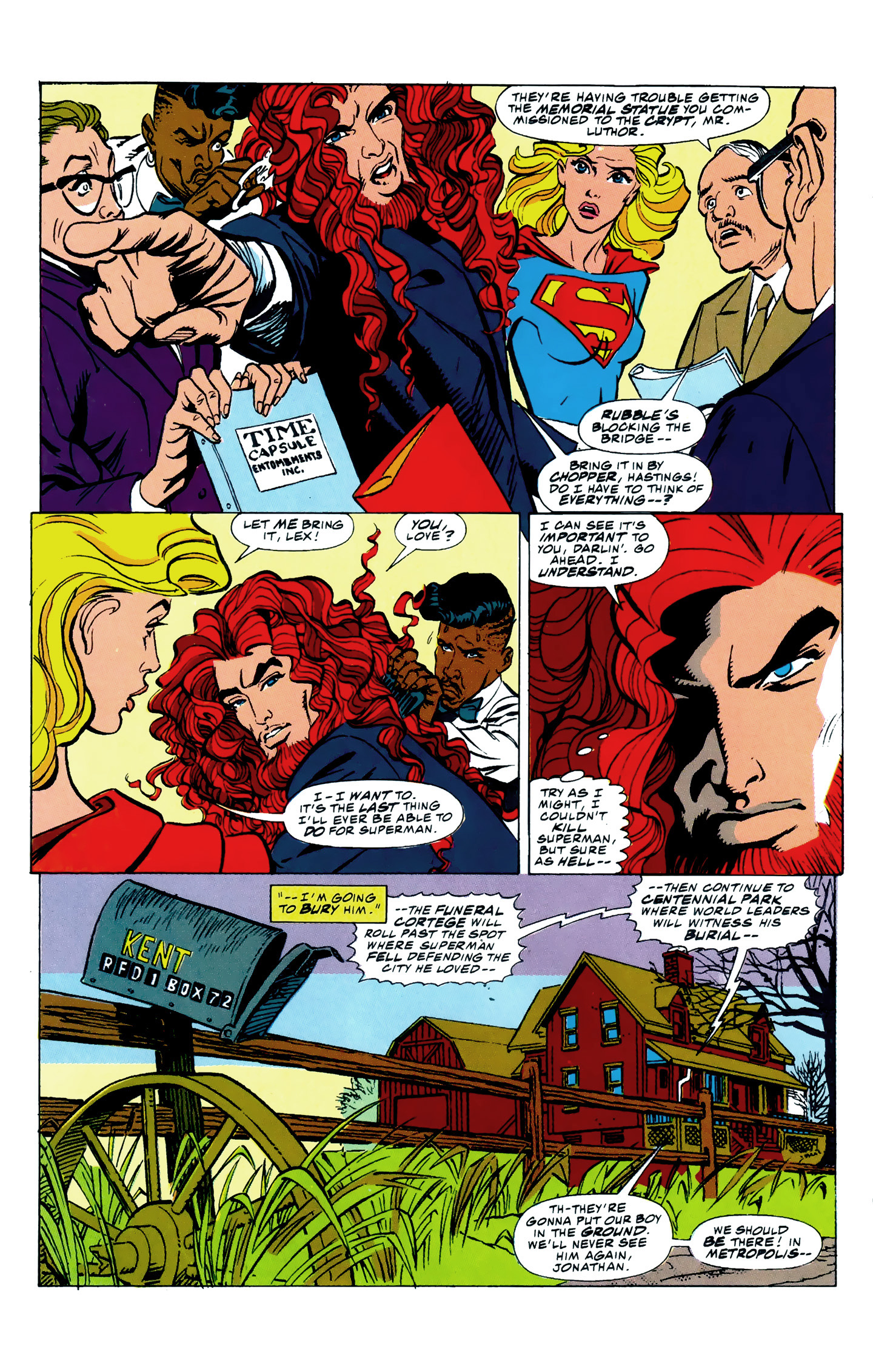 Death and Return of Superman Omnibus (1992-) issue 11 (Funeral for a Friend) - Page 3