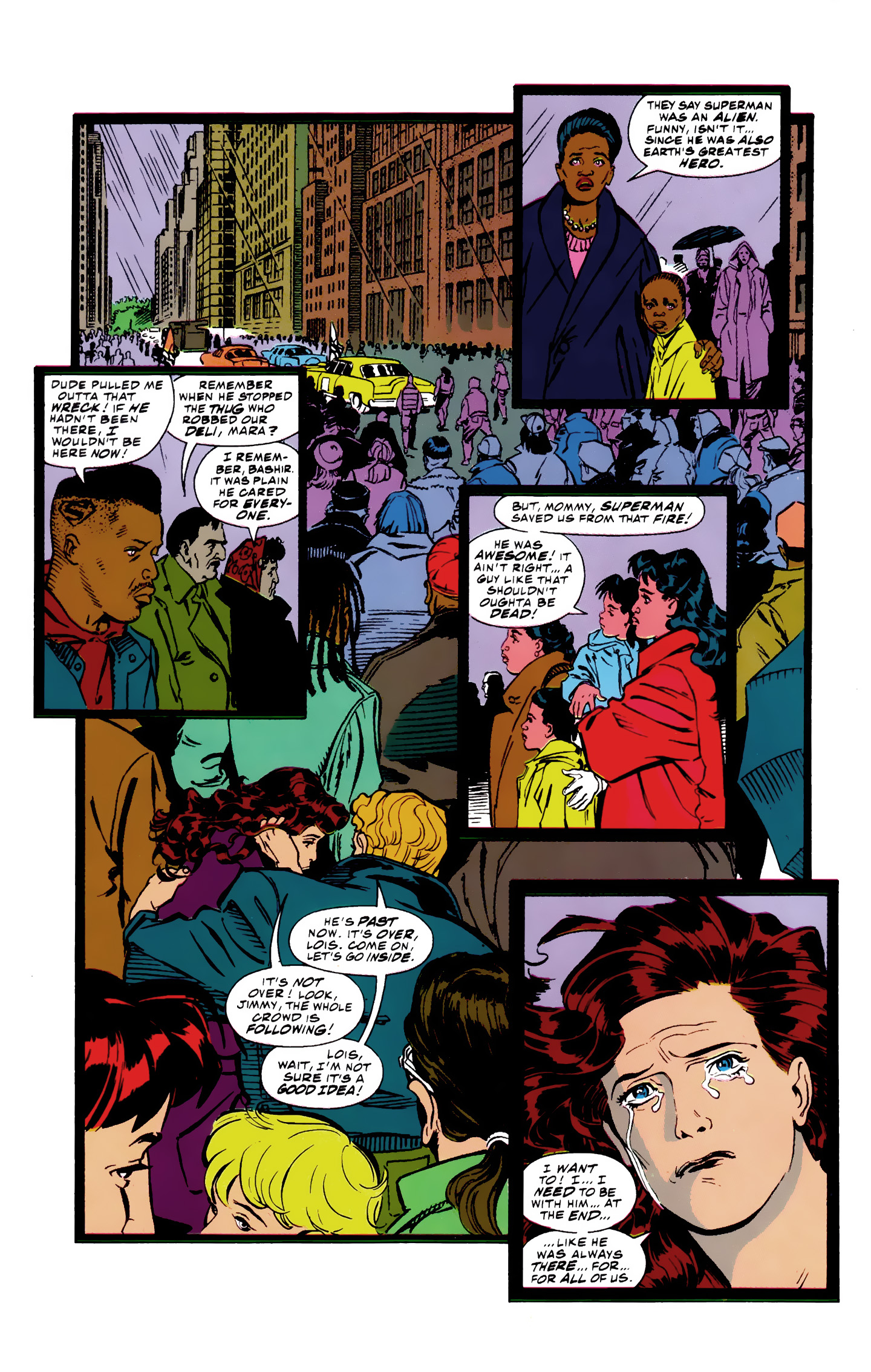 Death and Return of Superman Omnibus (1992-) issue 11 (Funeral for a Friend) - Page 8