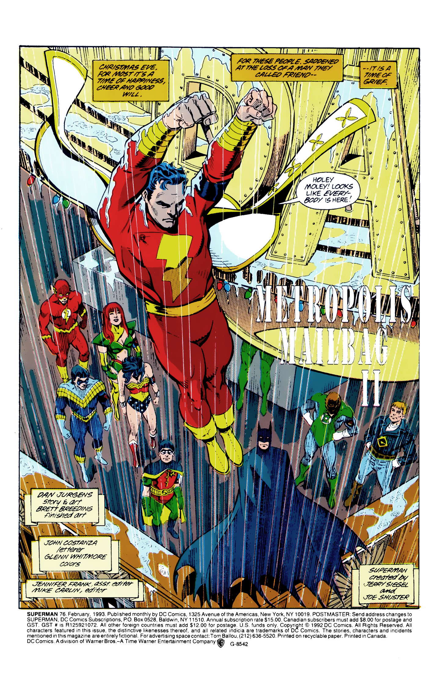 Death and Return of Superman Omnibus (1992-) issue 12 (Funeral for a Friend) - Page 2