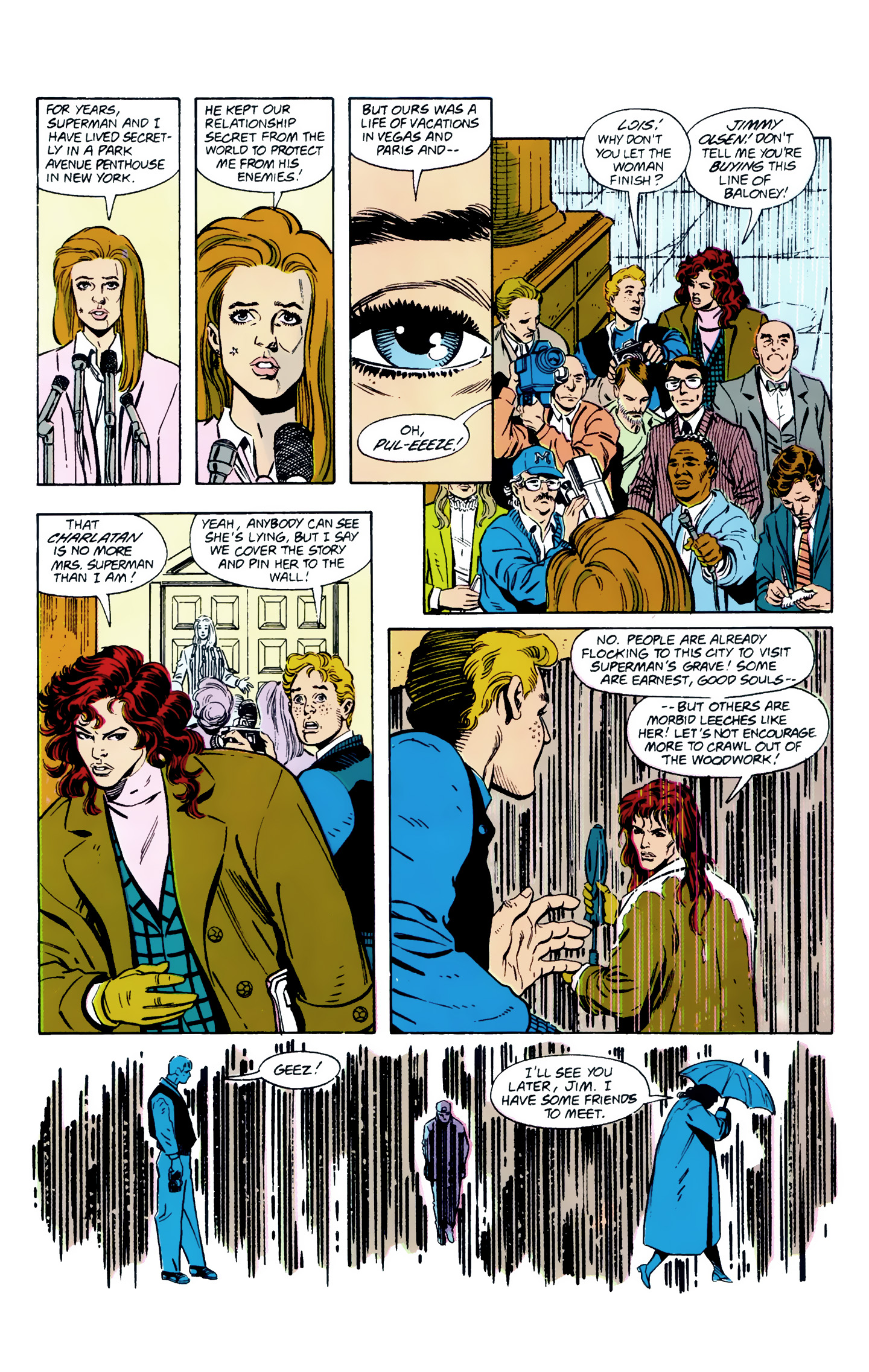 Death and Return of Superman Omnibus (1992-) issue 12 (Funeral for a Friend) - Page 5