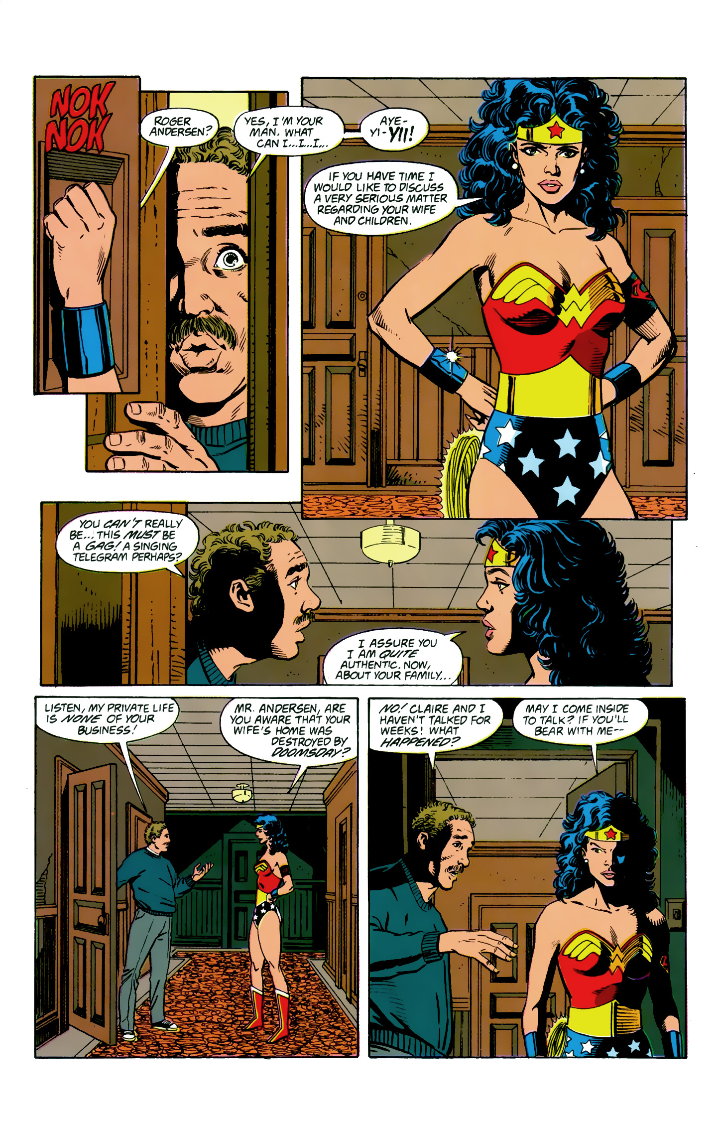 Death and Return of Superman Omnibus (1992-) issue 12 (Funeral for a Friend) - Page 16