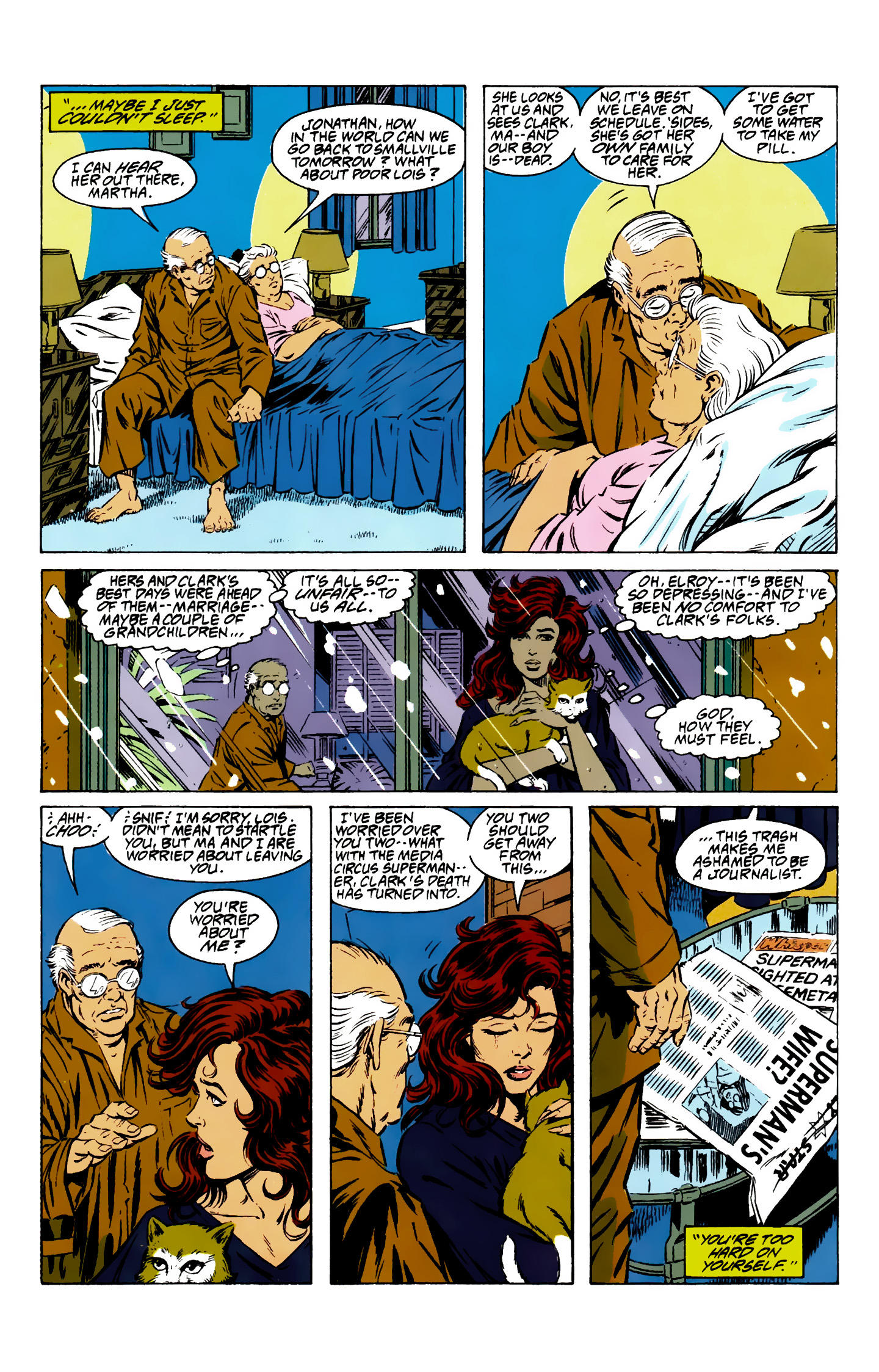 Death and Return of Superman Omnibus (1992-) issue 13 (Funeral for a Friend) - Page 9