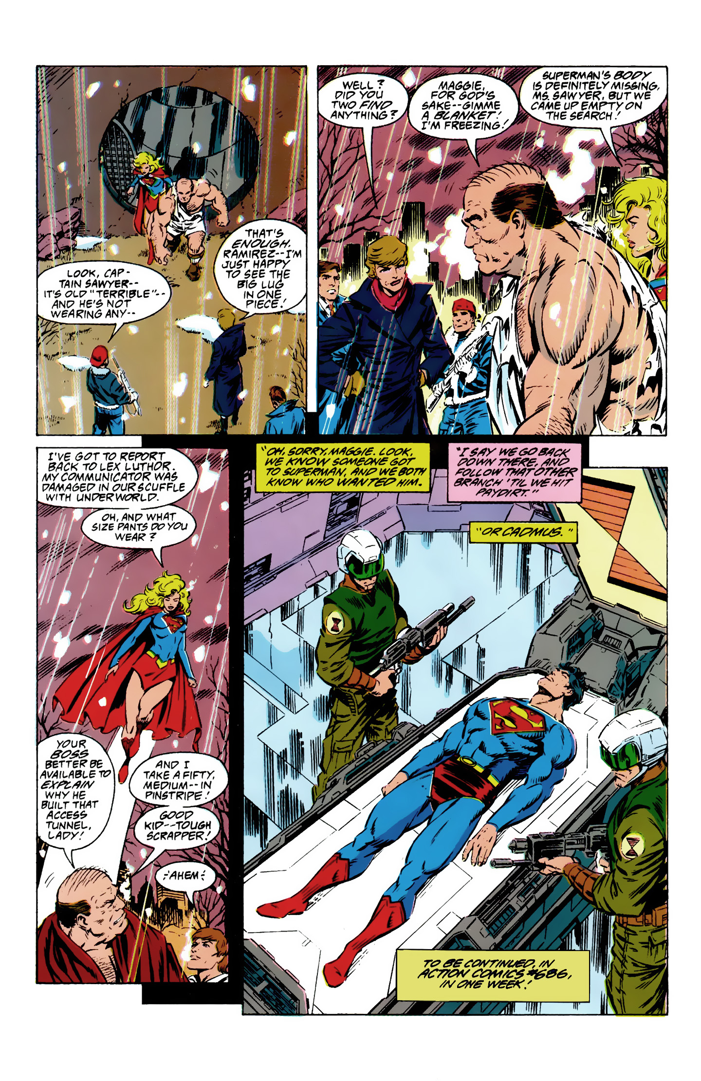 Death and Return of Superman Omnibus (1992-) issue 13 (Funeral for a Friend) - Page 23