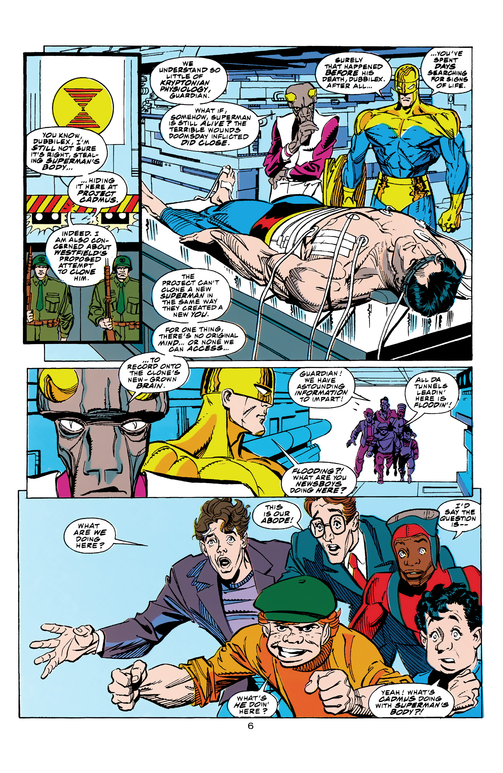 Death and Return of Superman Omnibus (1992-) issue 15 (Funeral for a Friend) - Page 6