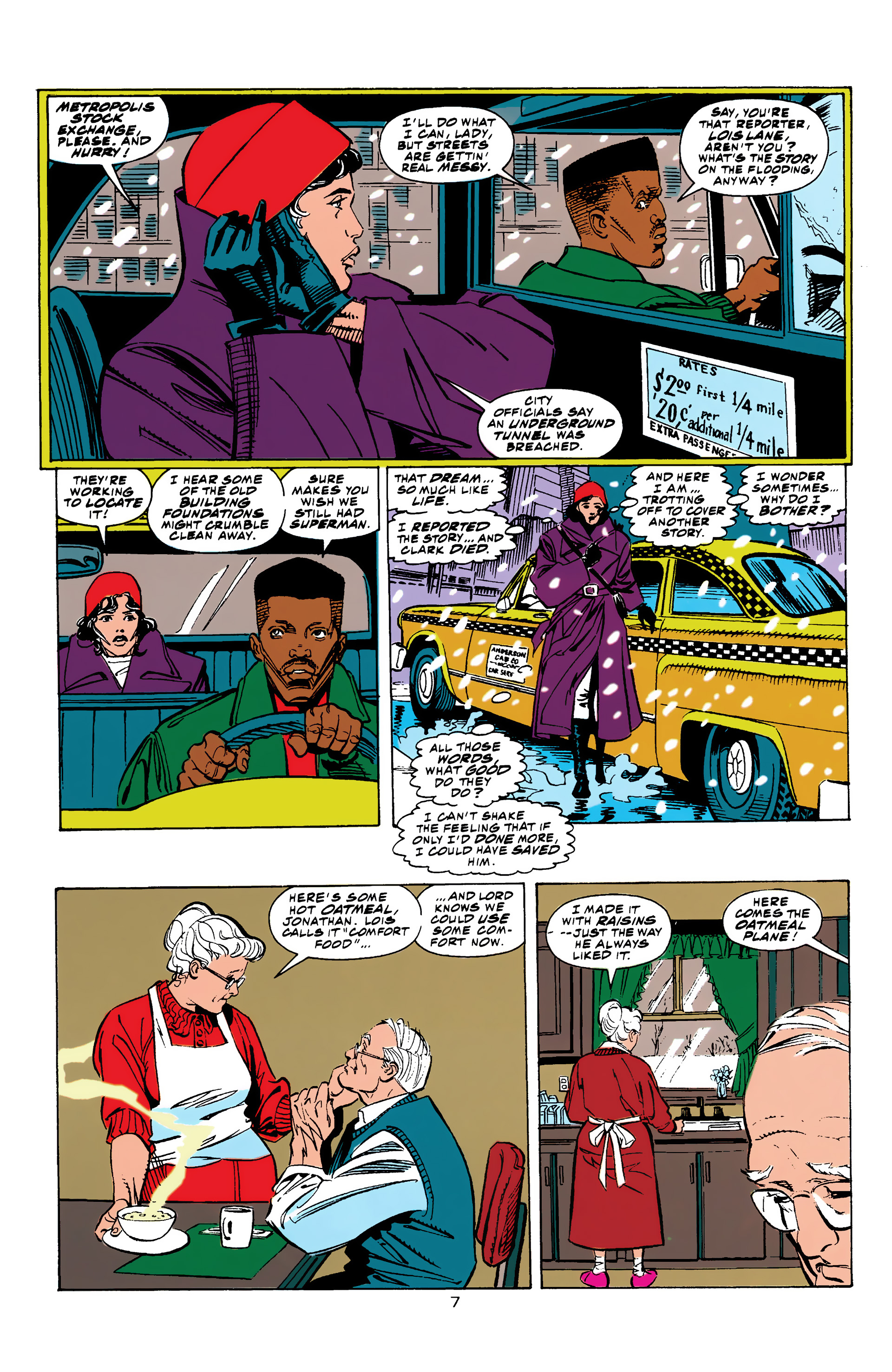 Death and Return of Superman Omnibus (1992-) issue 15 (Funeral for a Friend) - Page 7